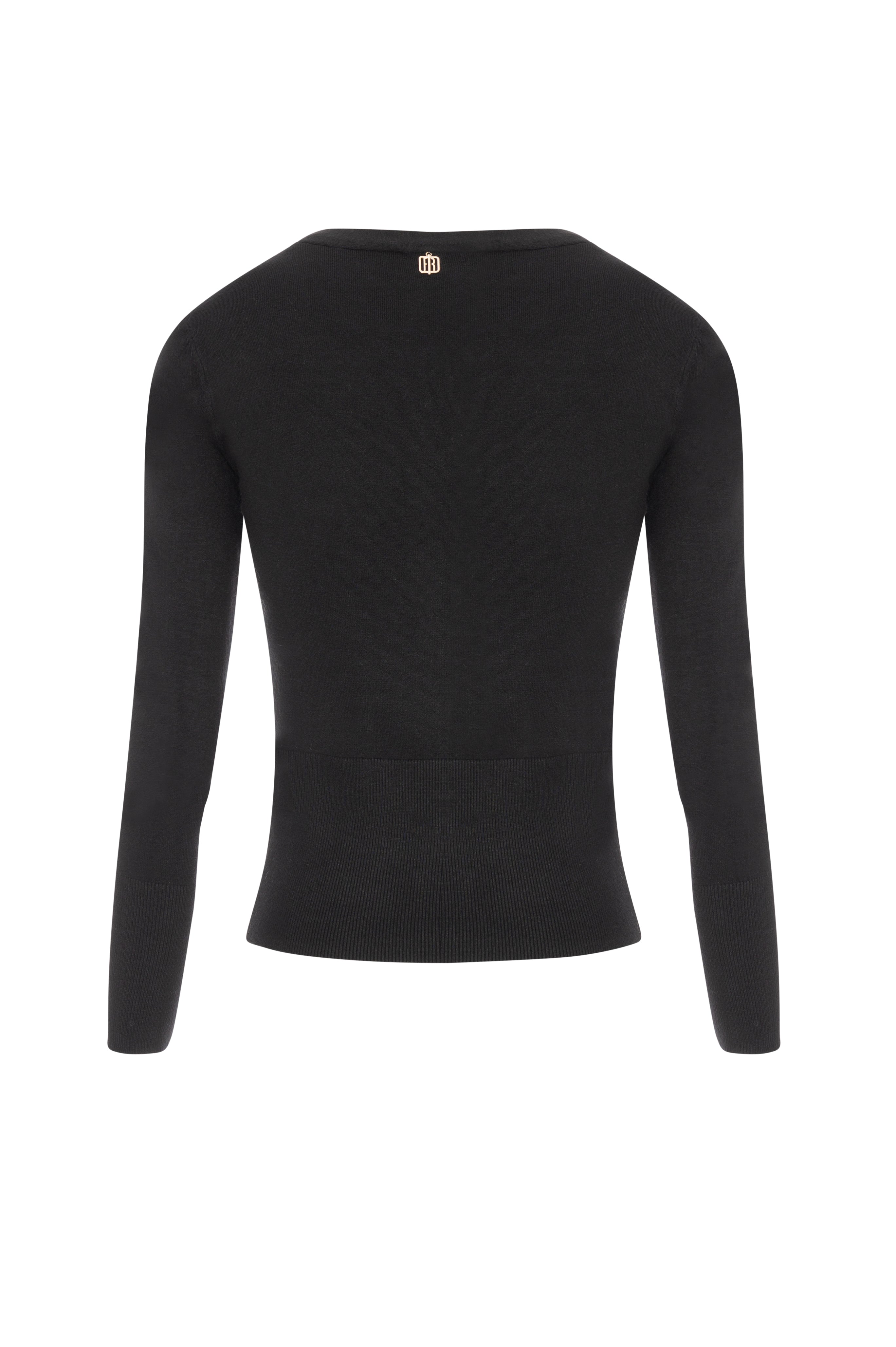 Cardigan slim con scollo a V FR26WT8001K50601-K01 Fracomina