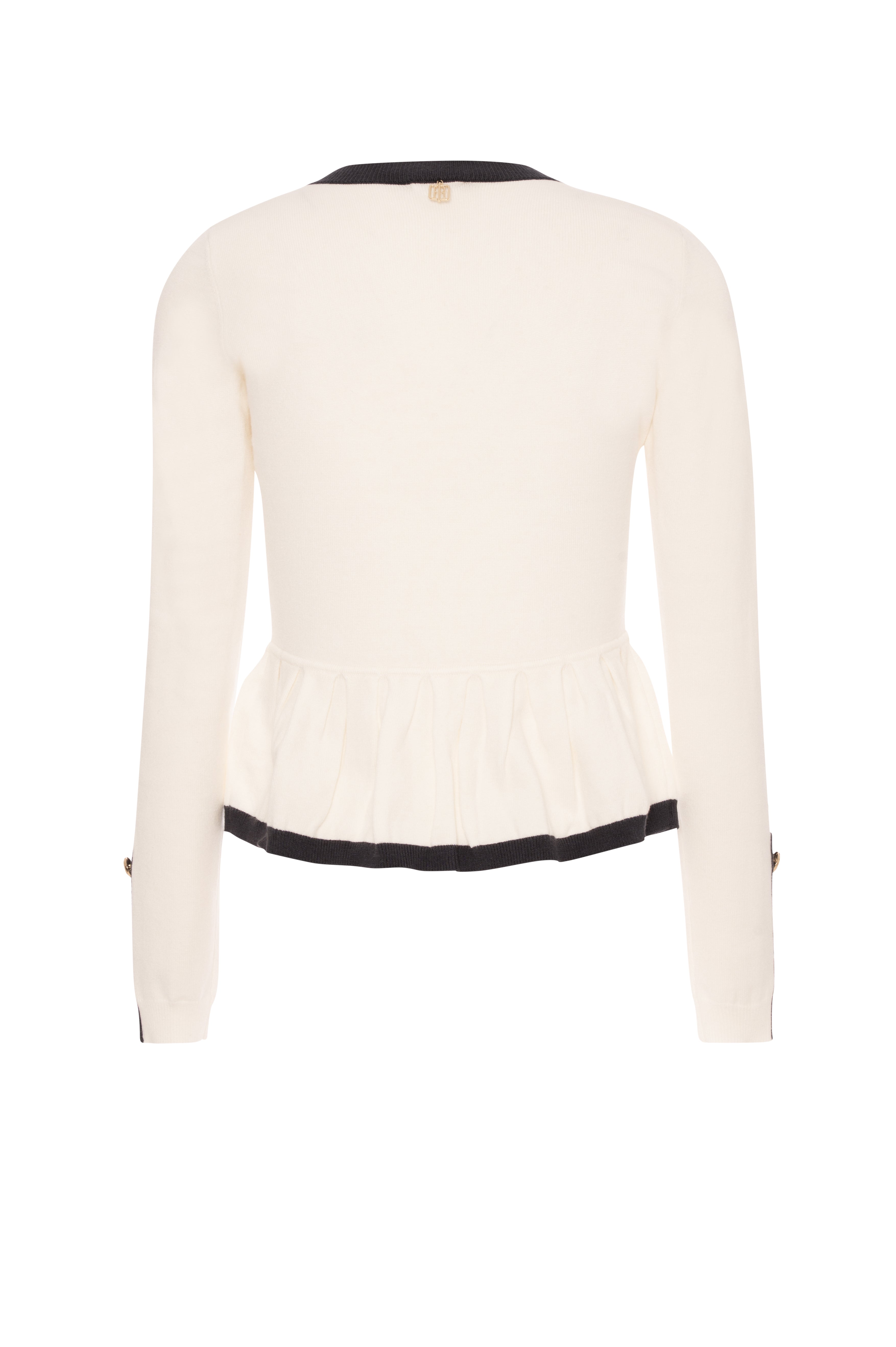 Cardigan slim bicolore FR26WT8017K50401-KG8 Fracomina