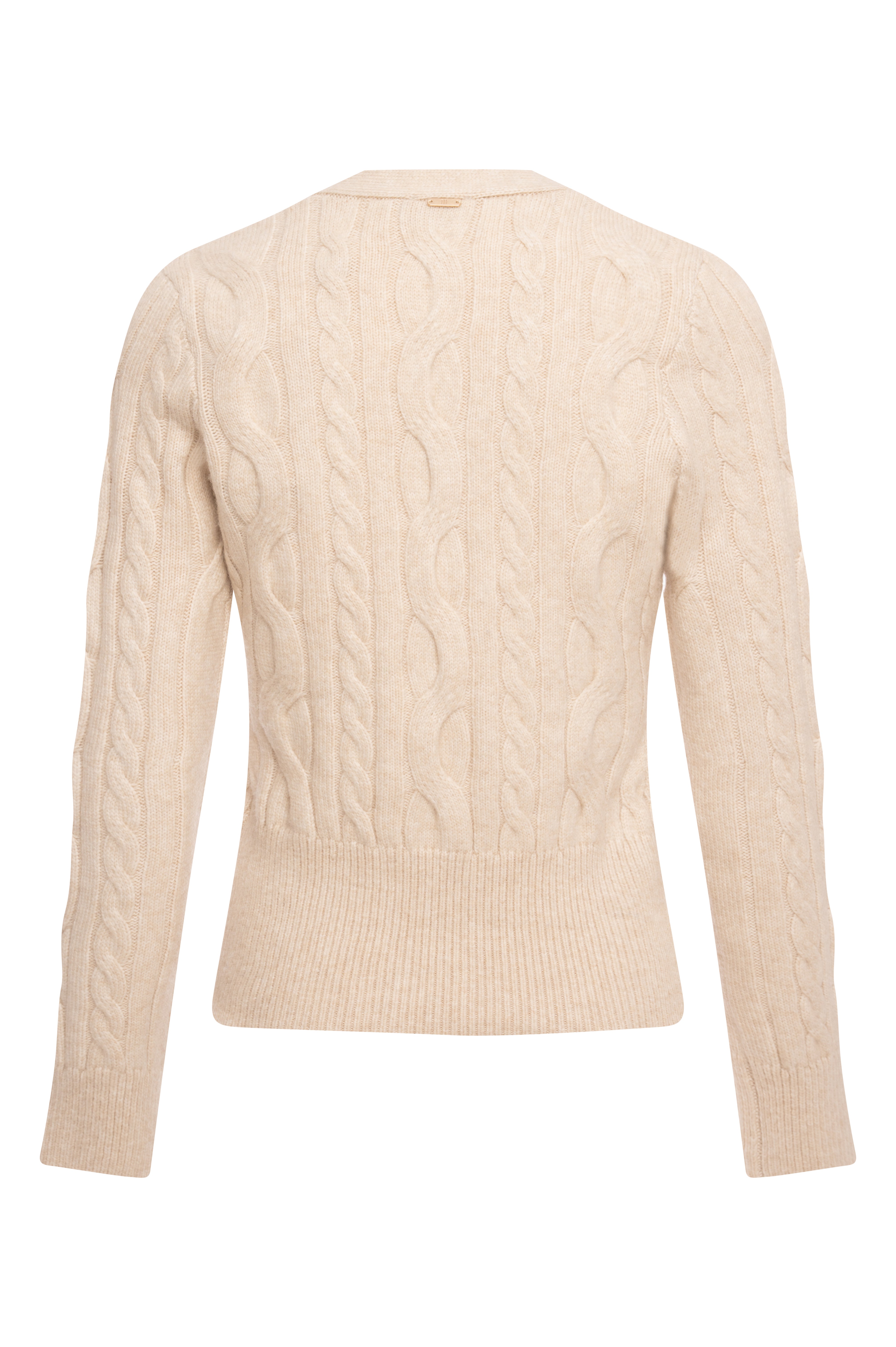 Cardigan regular con punto treccia FR26WT8021K49701-KF7 Fracomina