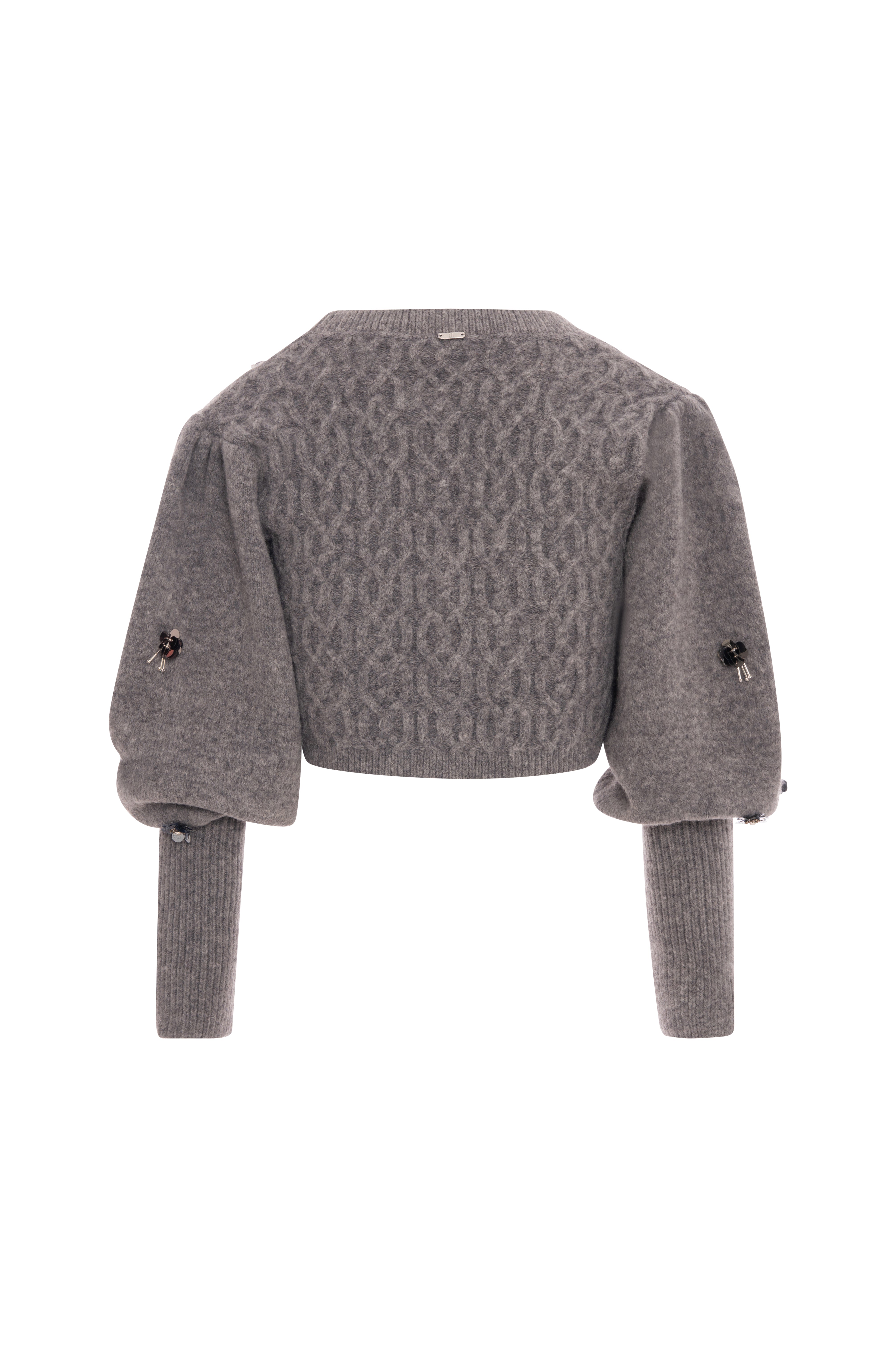 Cardigan cropped con punto treccia FR26WT8029K463R9 FRACOMINA