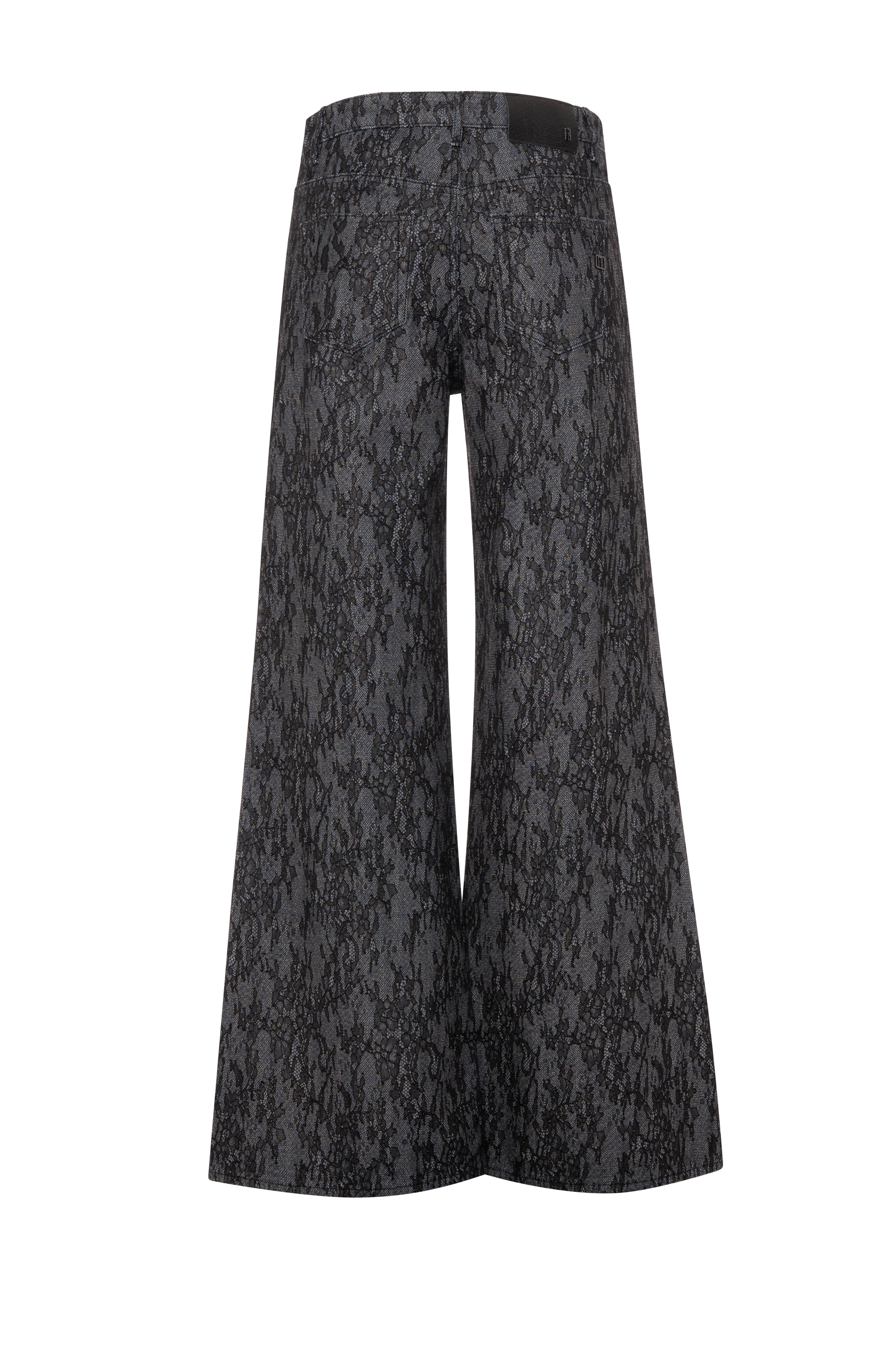 Jeans flare in denim con pizzo FR26WV3015D419G1 FRACOMINA