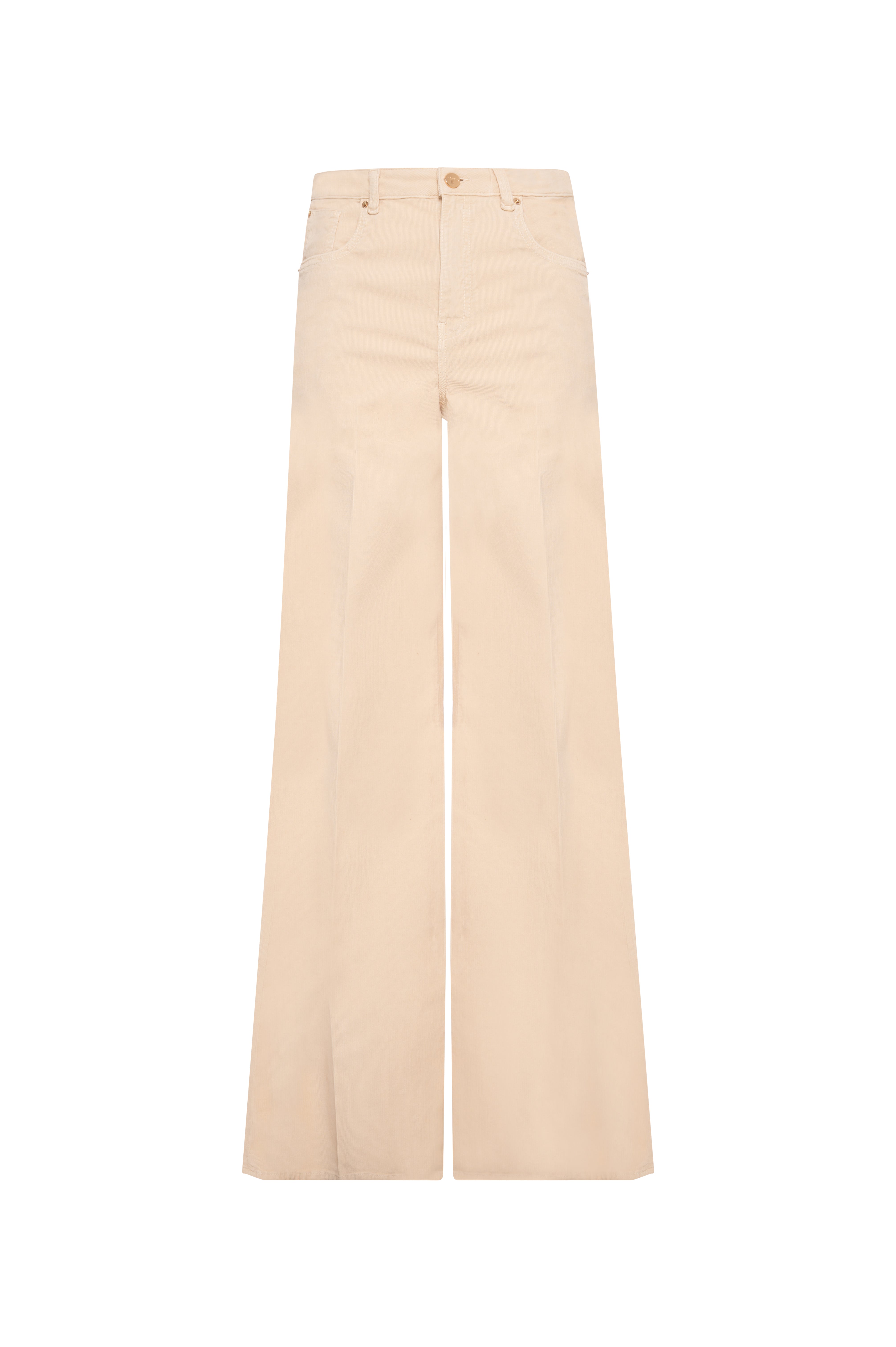 Pantalone flare in bull di cotone FRACOMINA — immagine 1 di 2