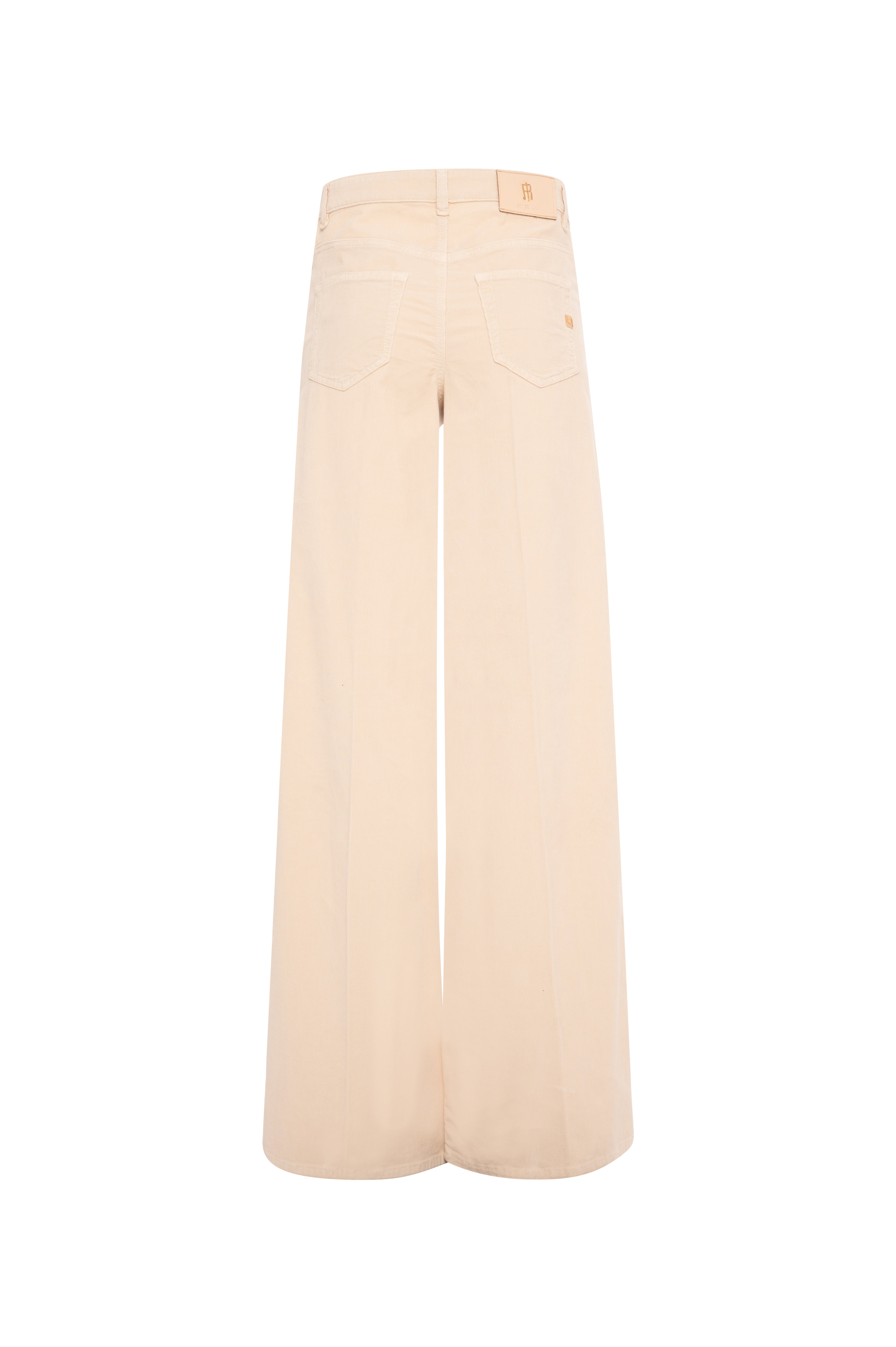 Pantalone flare in bull di cotone FRACOMINA — immagine 2 di 2