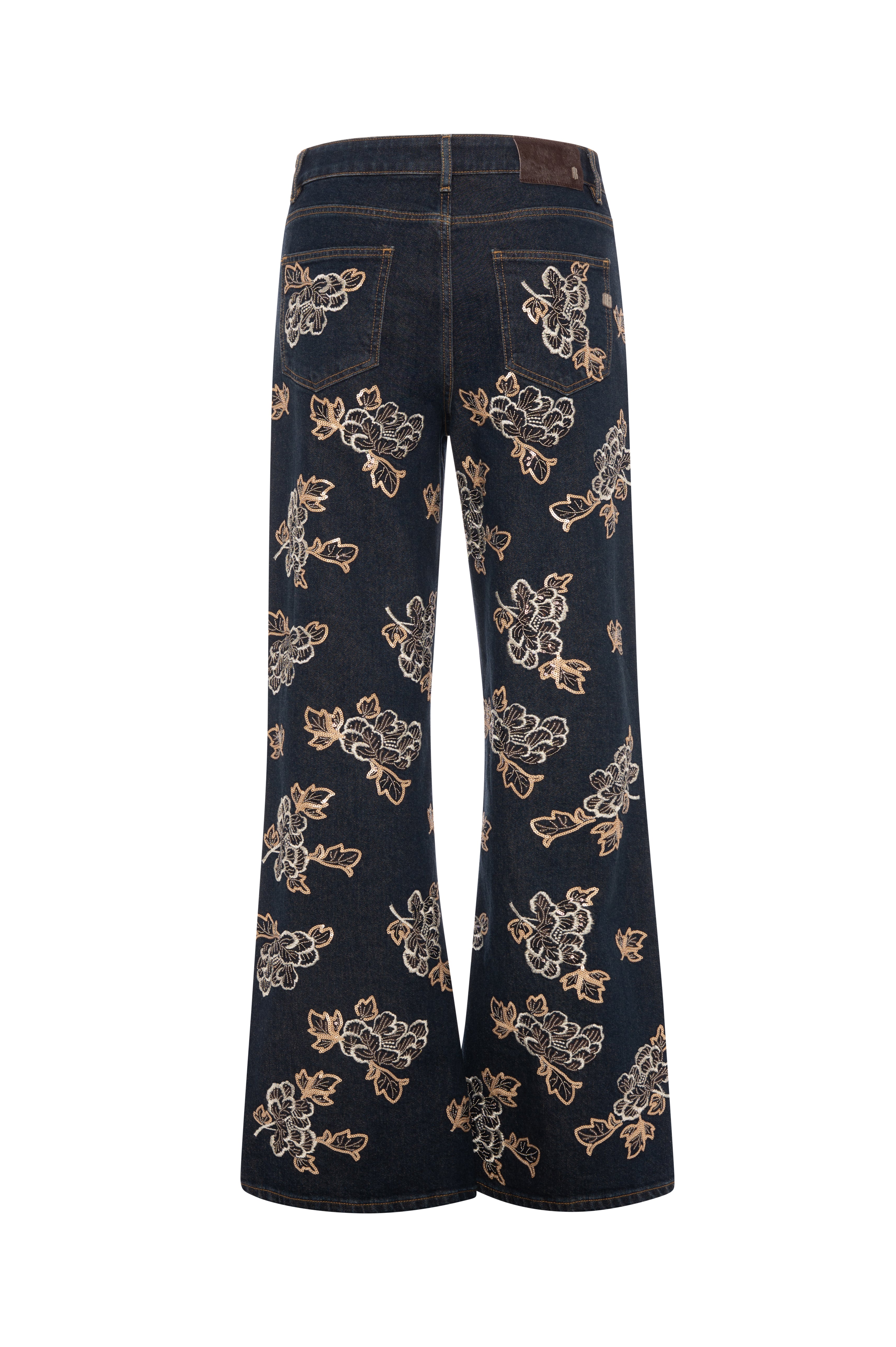 Jeans flare in denim con lavaggio medio FR26WV3022D419E5-KG0 Fracomina
