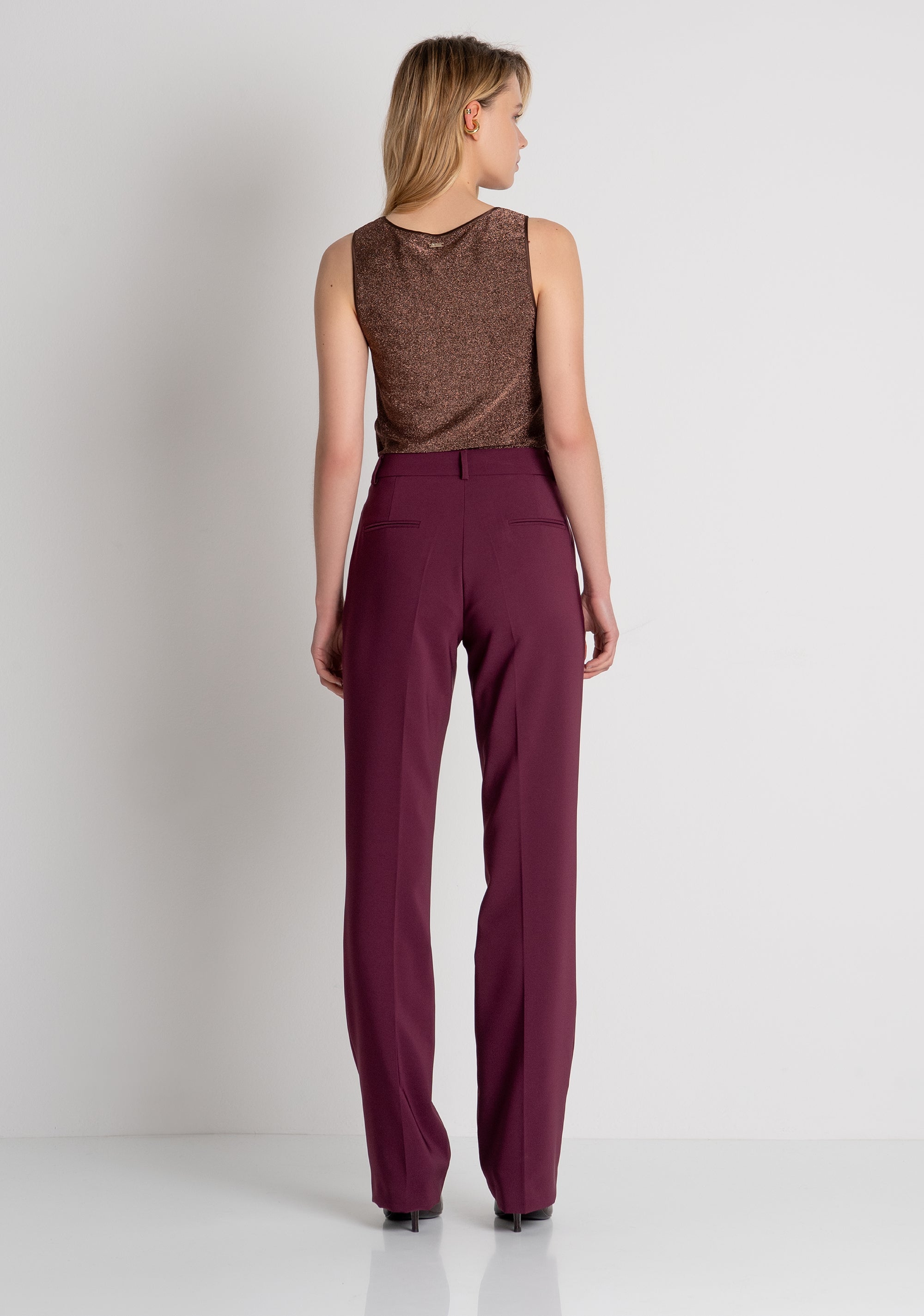 Pantalone regular modello chino FRACOMINA — immagine 4 di 6