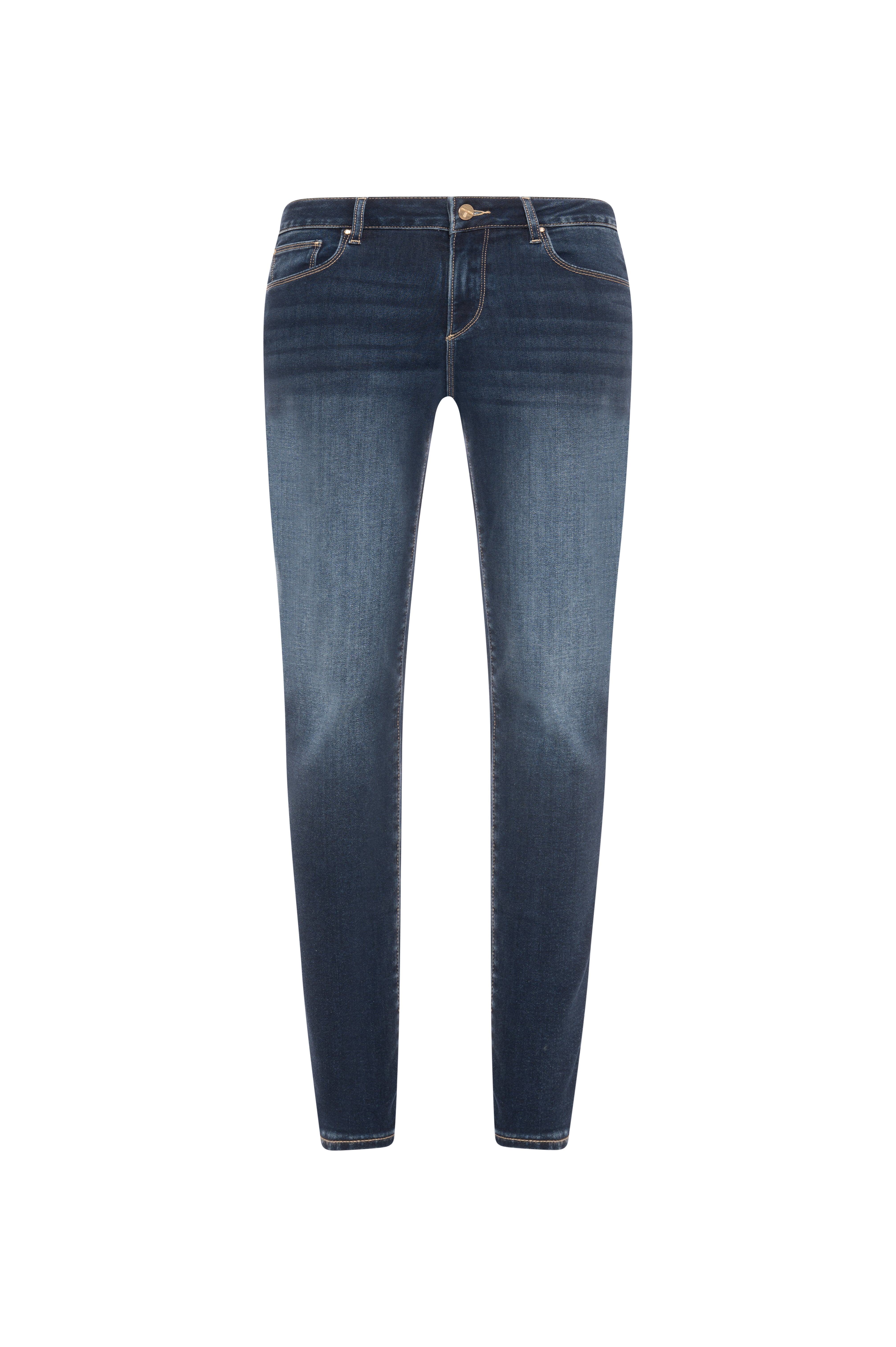 Jeans slim in denim con lavaggio medio FR26WV8000D46401-K60 Fracomina