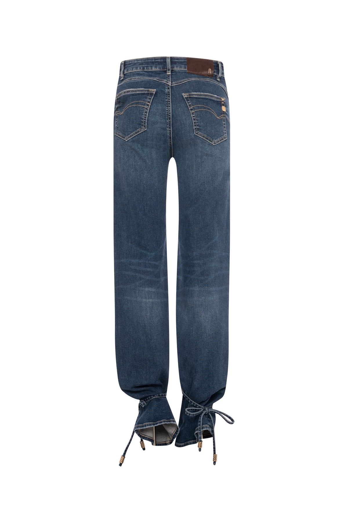 Jeans linea dritta in denim con lavaggio medio FR26WV8050D46002-KG1 Fracomina
