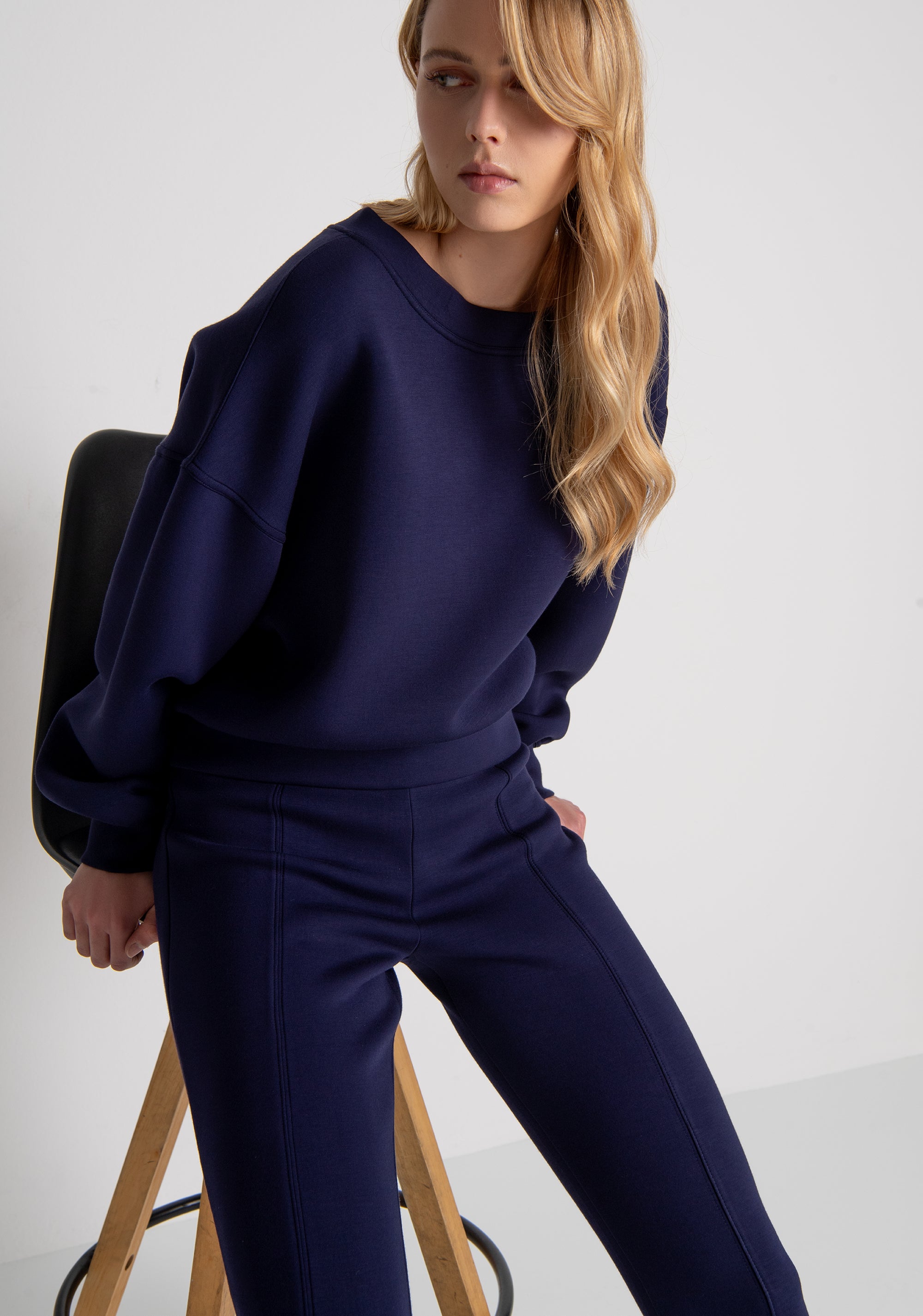 Pantalone bootcut in punto milano FR26WVA015F41601 FRACOMINA