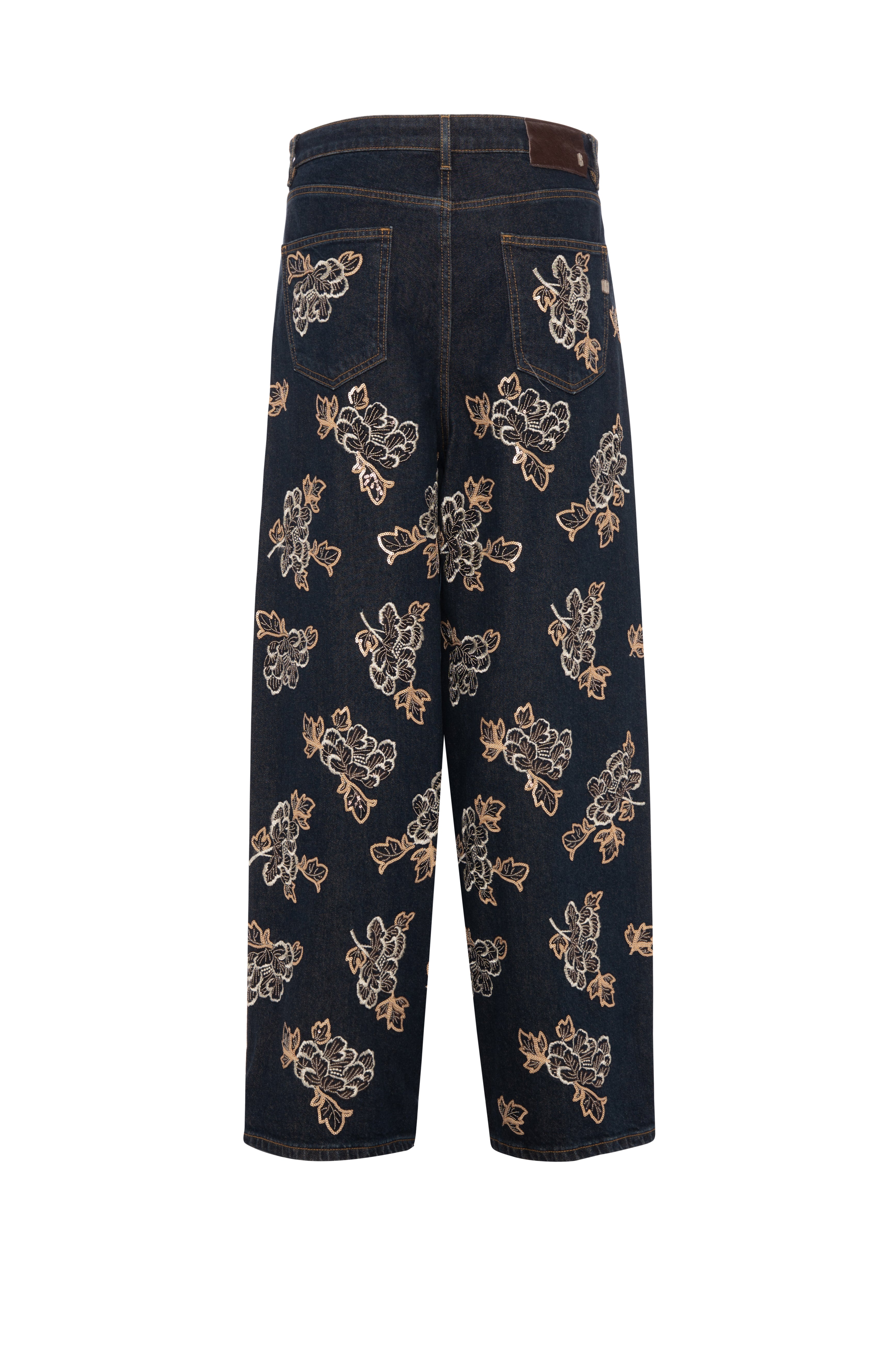 Jeans carrot balloon fit in denim con con lavaggio rince FR26WVD006D419E5 FRACOMINA