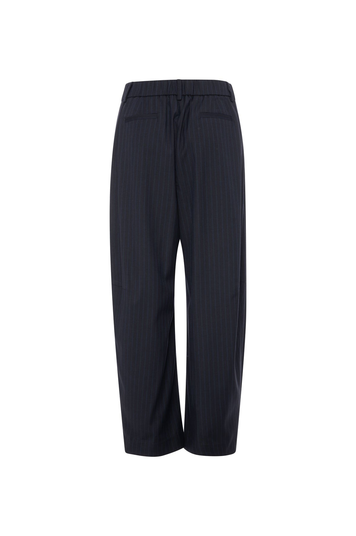 Pantalone carrot balloon fit in tessuto gessato FR26WVD011W459D4-K60 Fracomina