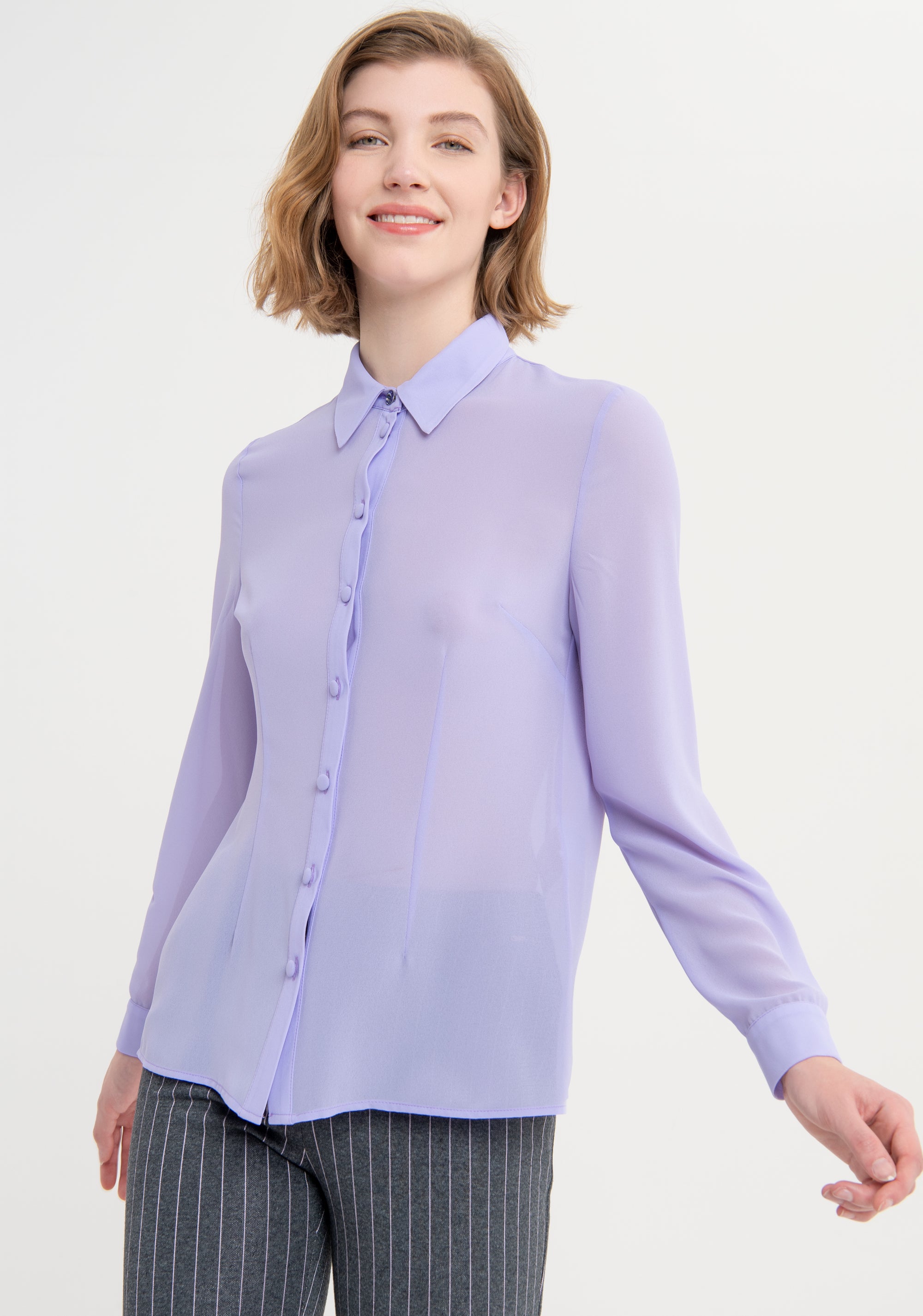 Camicia regular in georgette FS23WT6006W41201 Fracomina