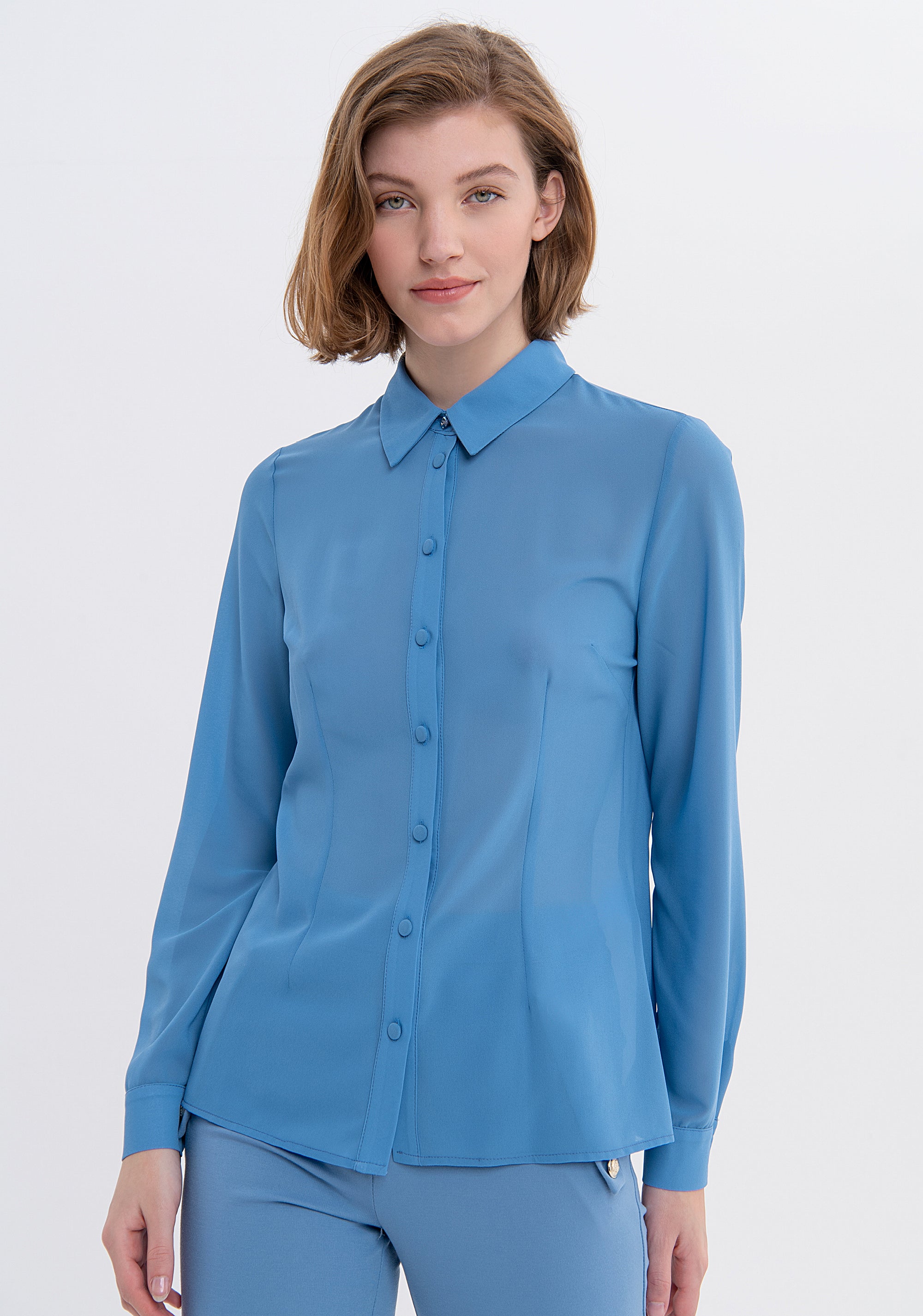 Camicia regular in georgette FS23WT6006W41201 Fracomina