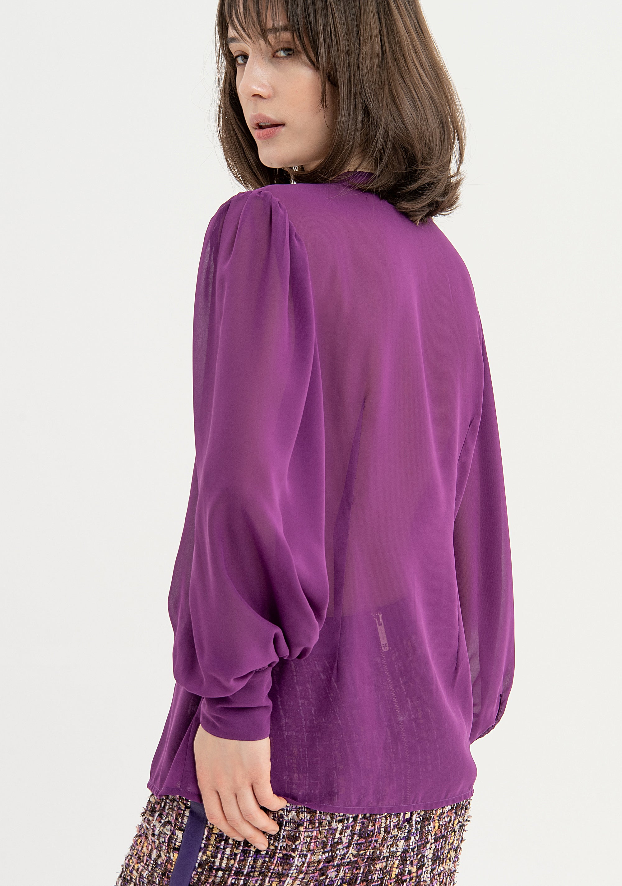 Blusa regular in georgette FS23WT6009W41201 Fracomina