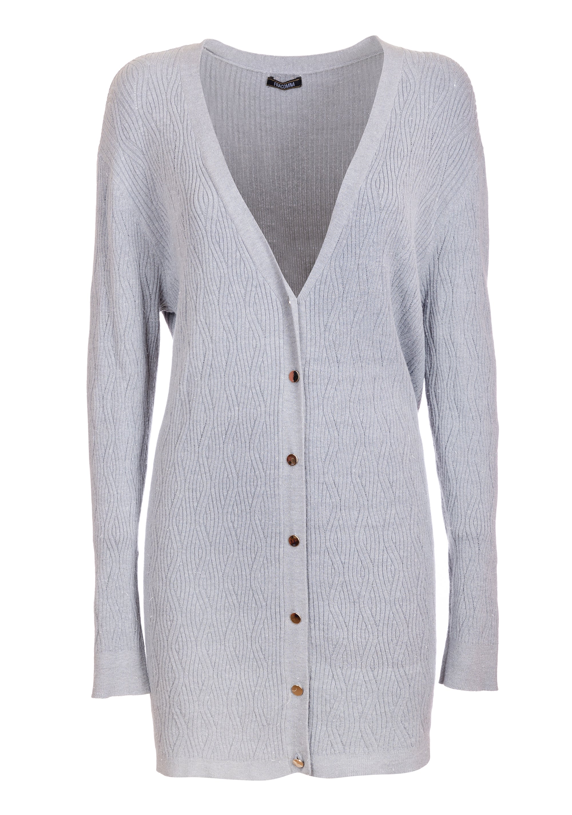 Cardigan regular lungo FS23WT8013K504Q7 Fracomina