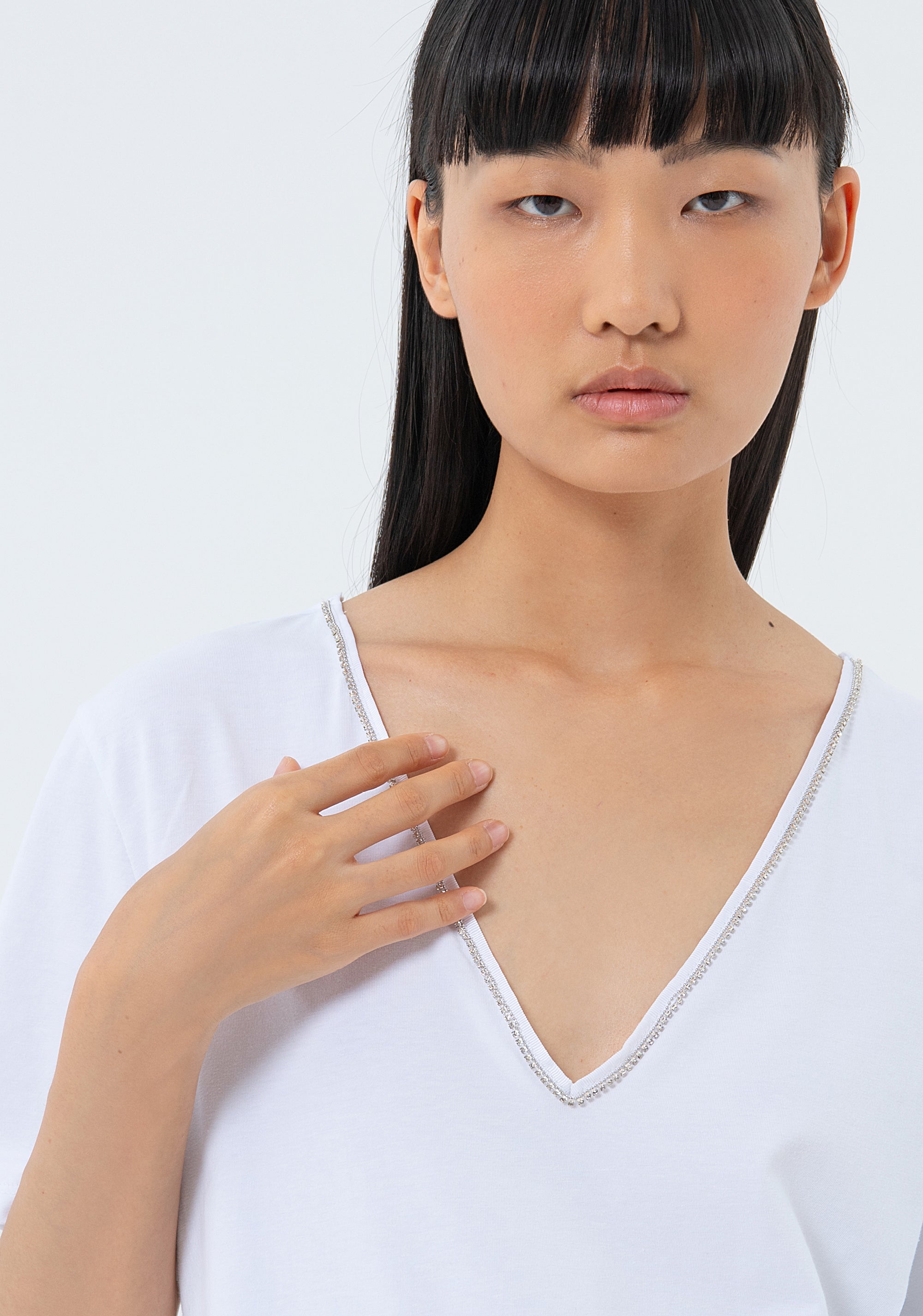 T-shirt over in jersey FS24ST3008J40110-278 Fracomina