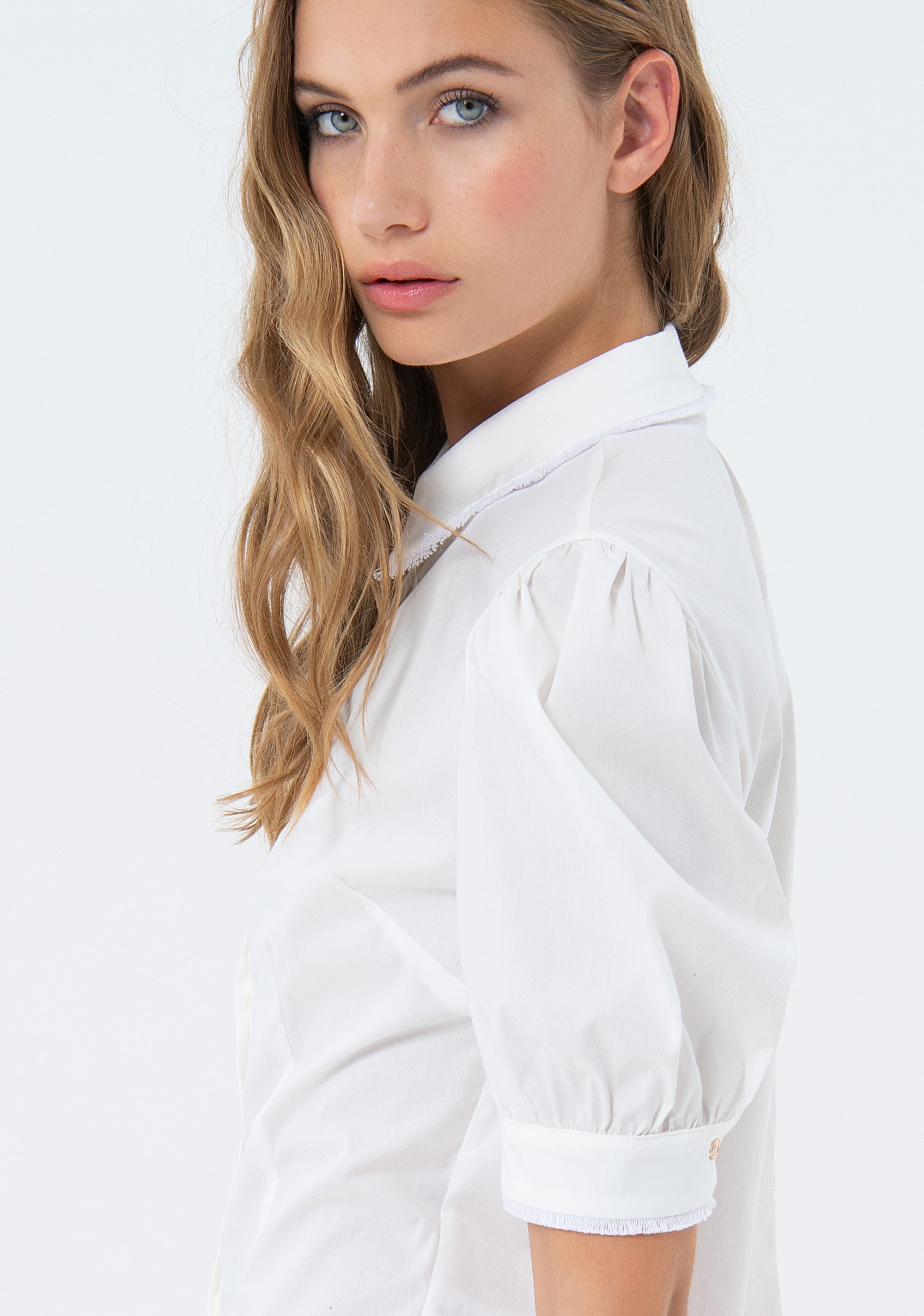 Camicia regular in popeline FS24ST6008W52001-472 Fracomina