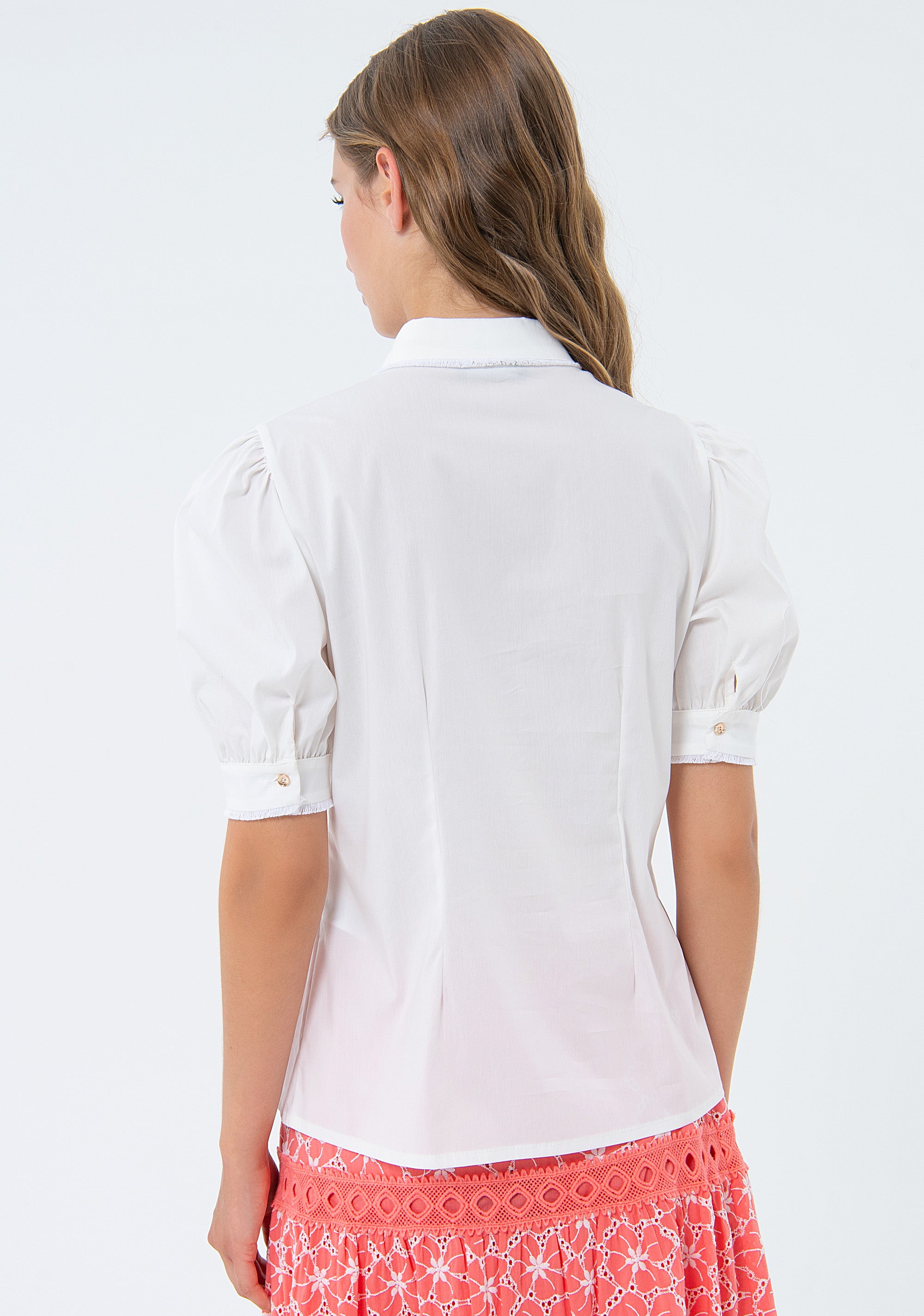 Camicia regular in popeline FS24ST6008W52001-472 Fracomina