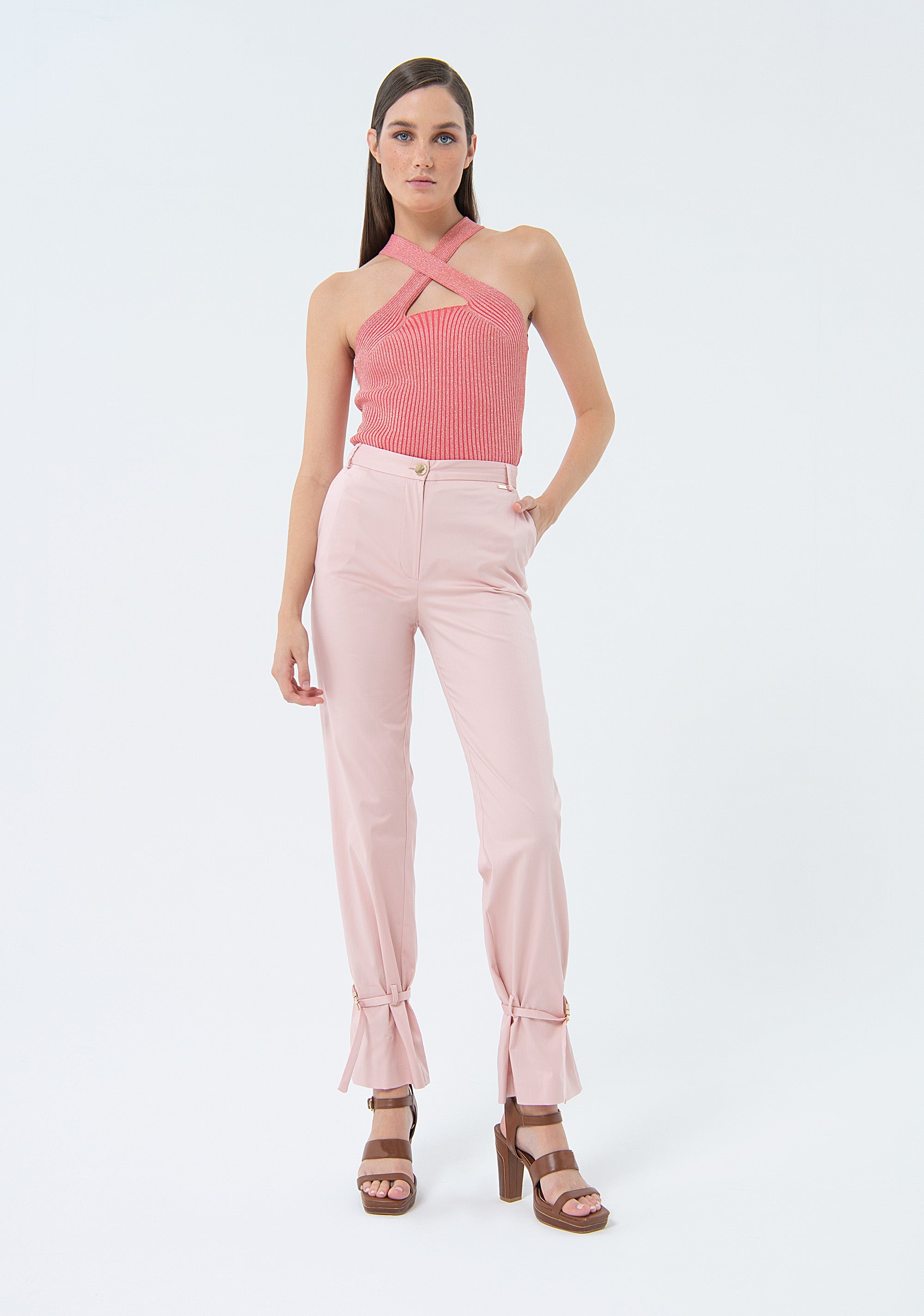 Pantaloni cargo in cotone