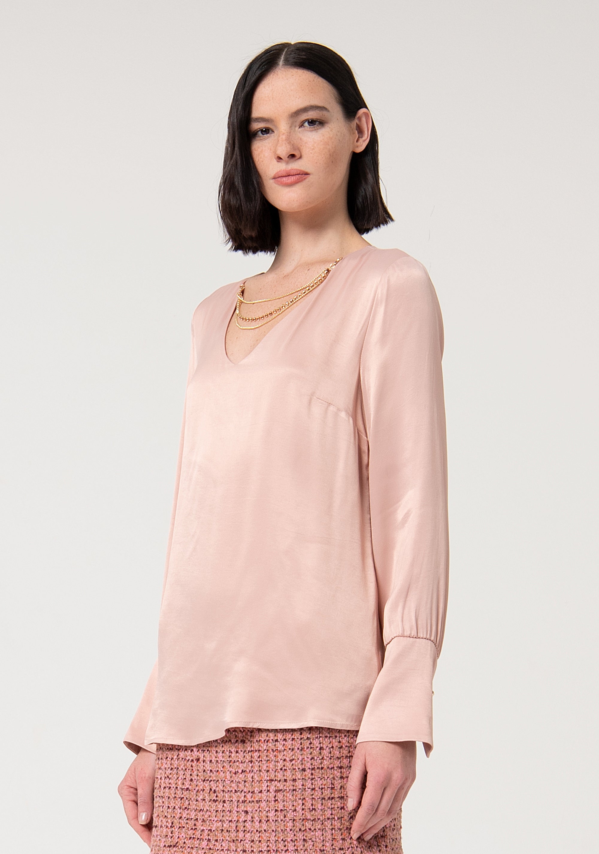 Blusa regular in viscosa FS24WT1006W45101-L57 Fracomina