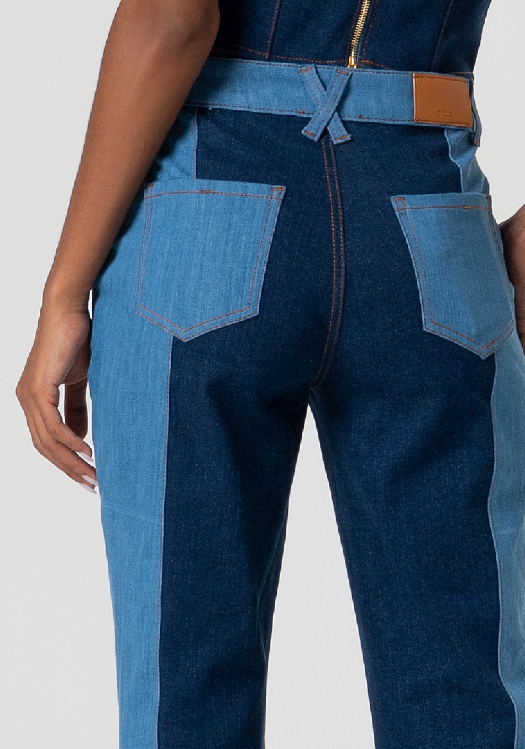 Pantaloni bootcut in denim FS25SVA003D45001-T38 Fracomina