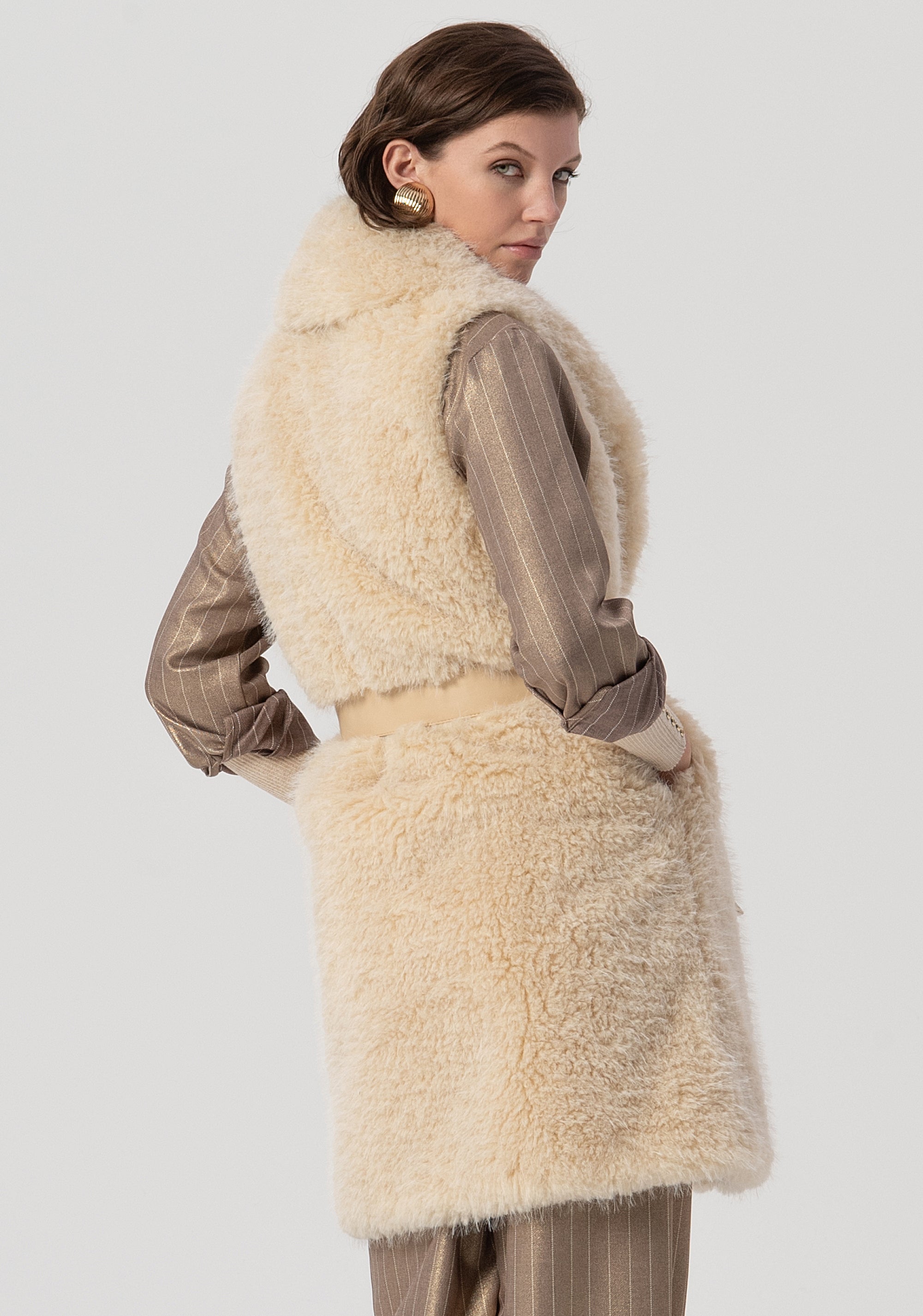 Gilet regular lungo FS25WC4002O44501-050 Fracomina