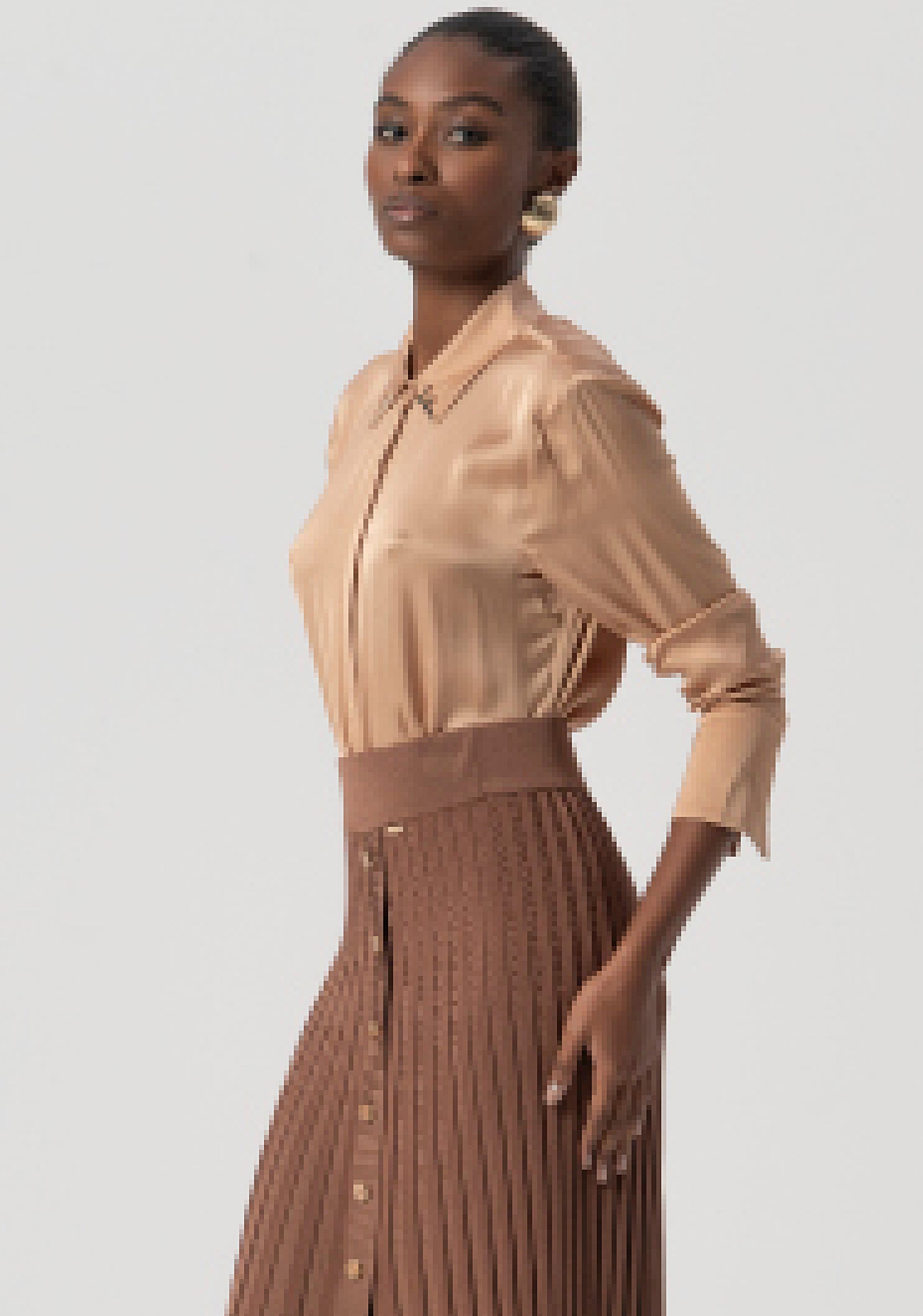 Gonna flare midi in maglia FS25WG4001K56101-091 Fracomina