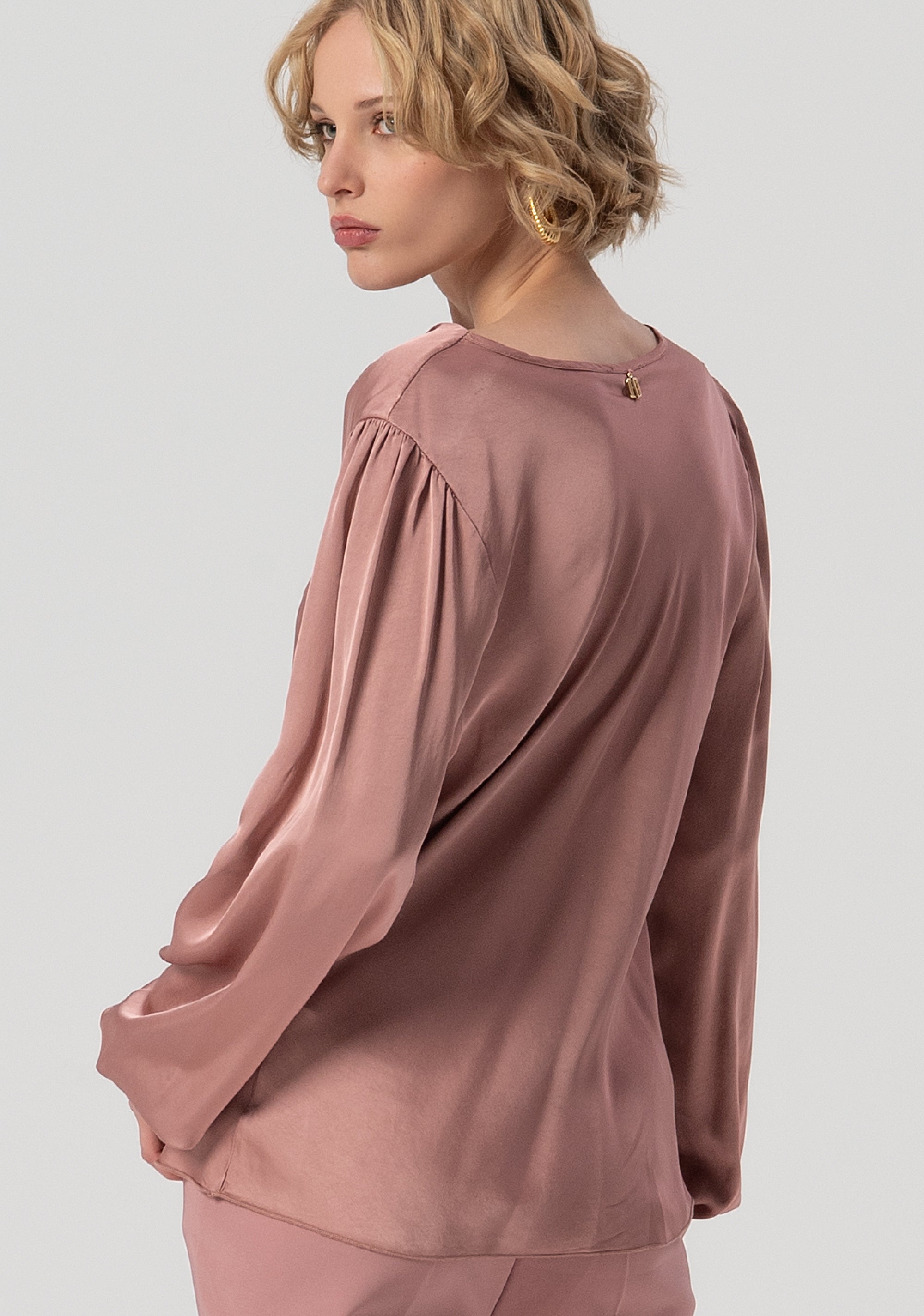 Blusa regular in raso FS25WT1004W45101-238 Fracomina