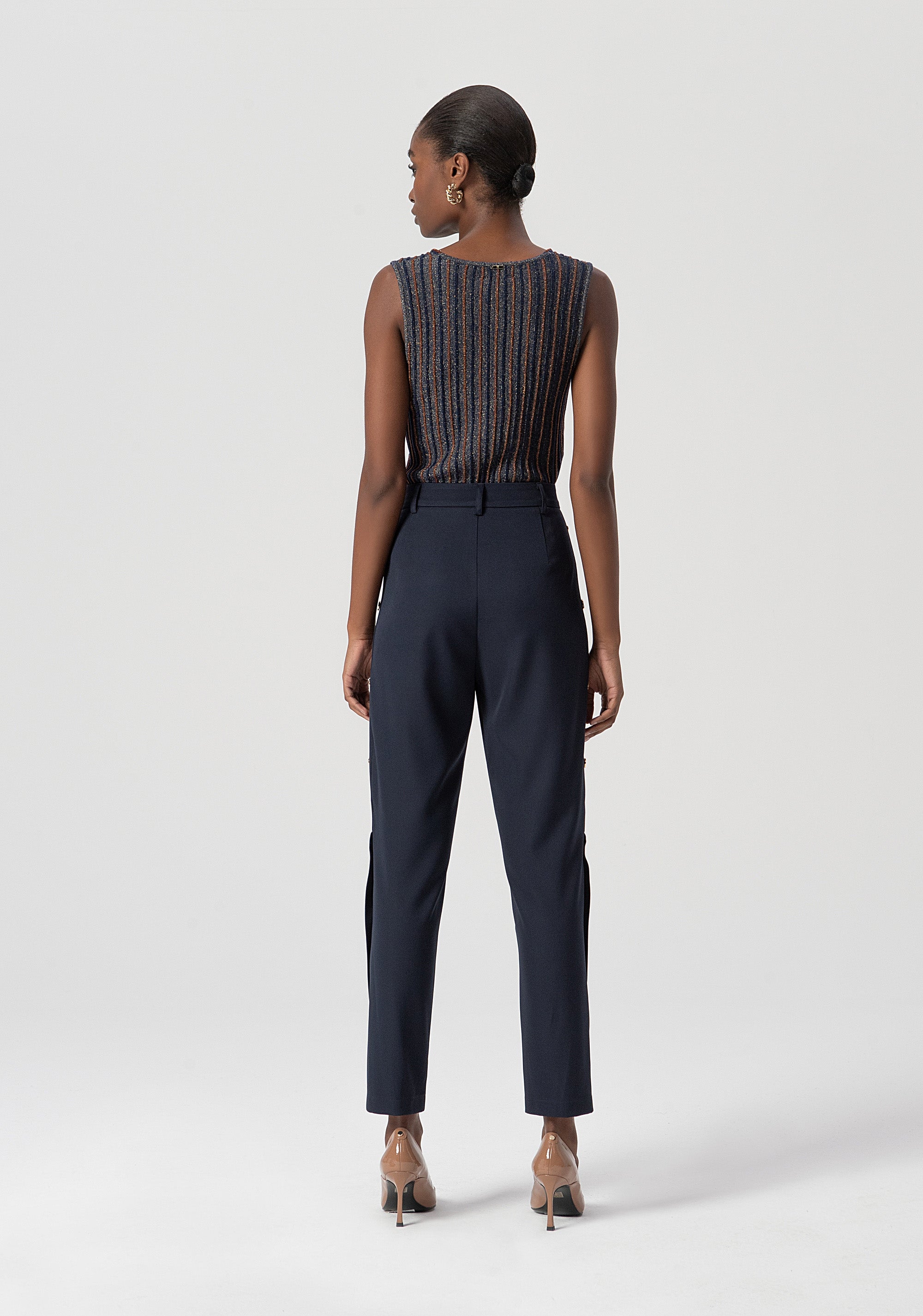 Pantalone regular a sigaretta FS25WV2002W47601-064 Fracomina