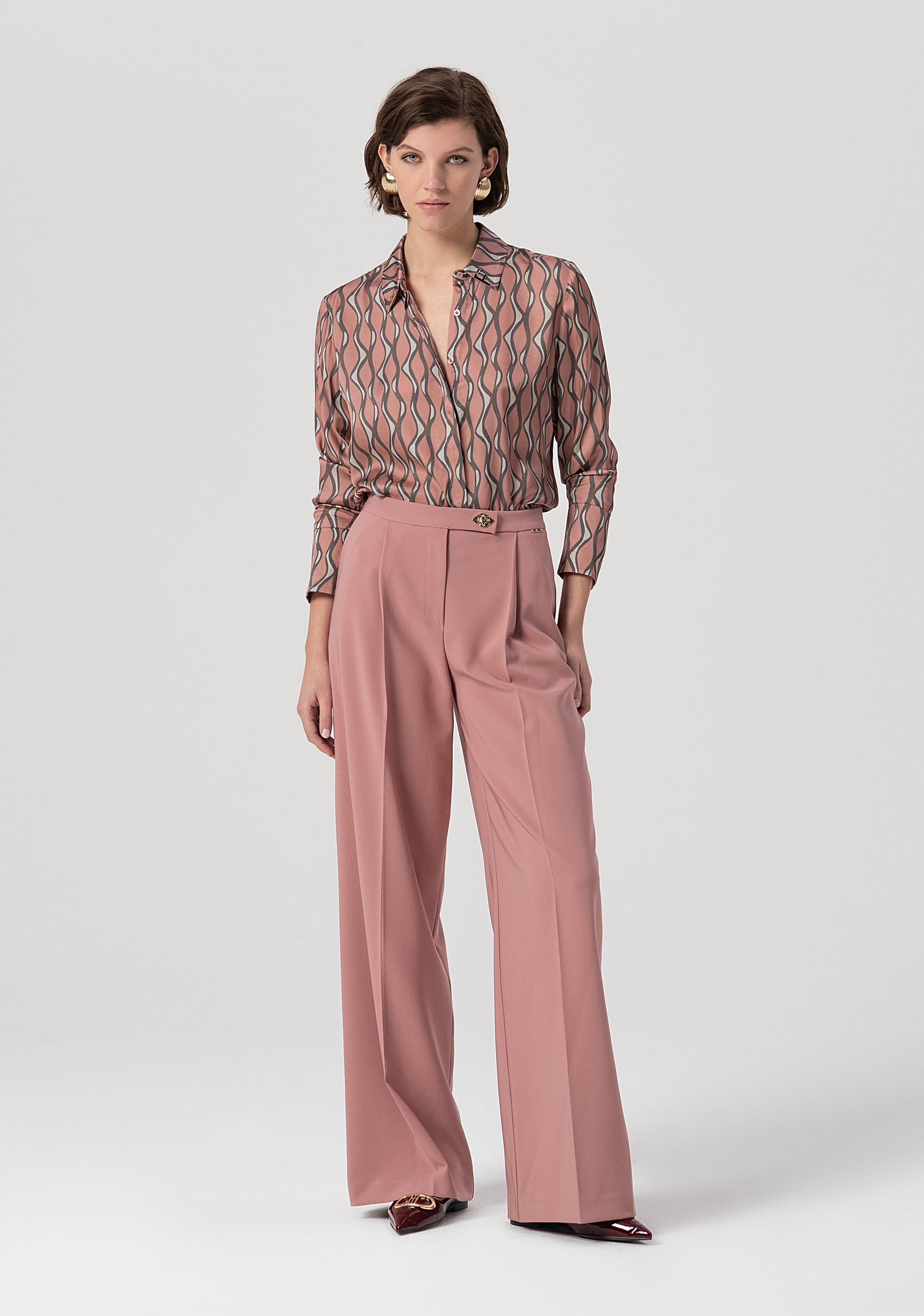 Pantalone flare a palazzo FS25WV3012W42901-238 Fracomina
