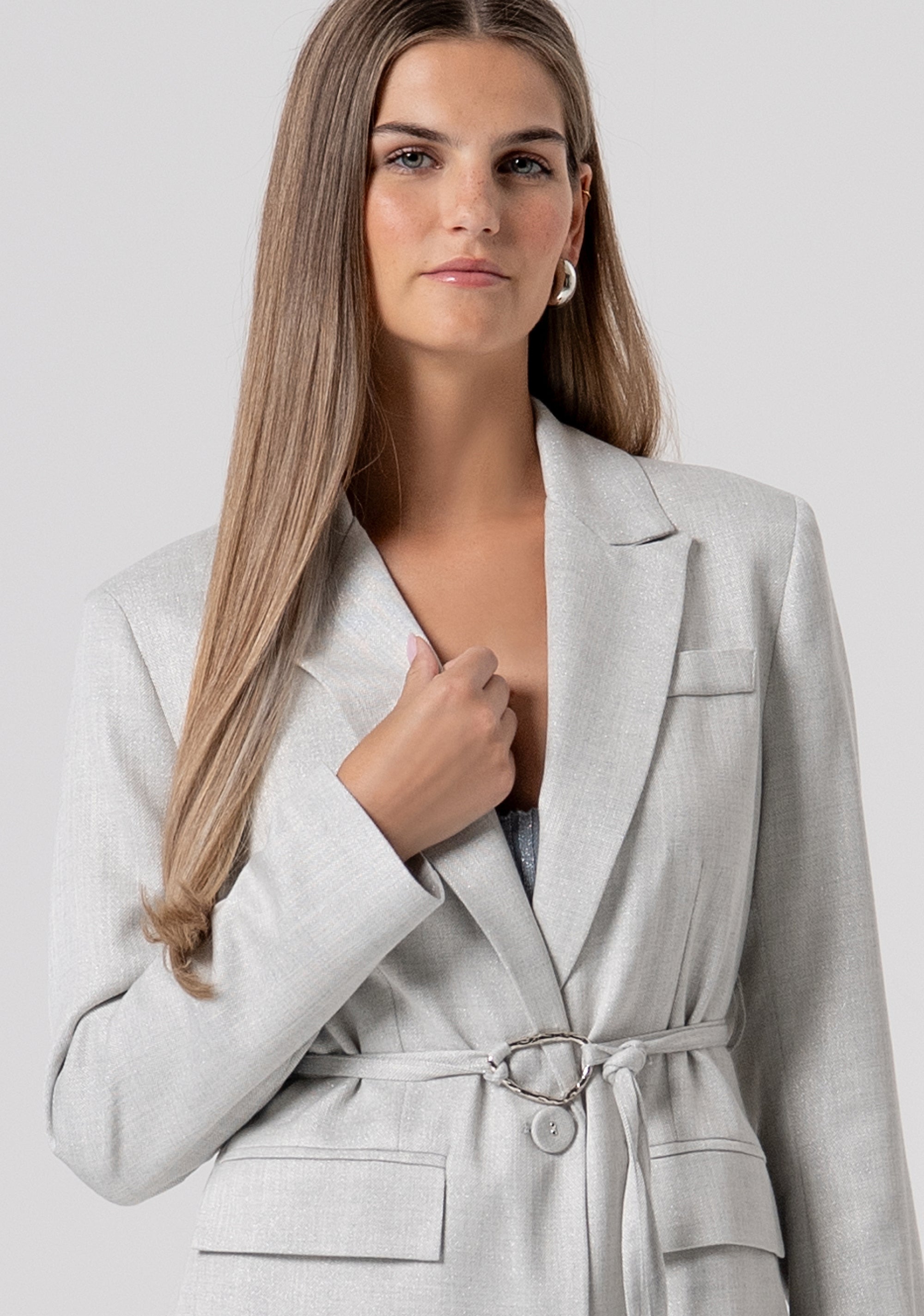 Blazer regular lungo monopetto FS26SJ3003W84501-179 Fracomina