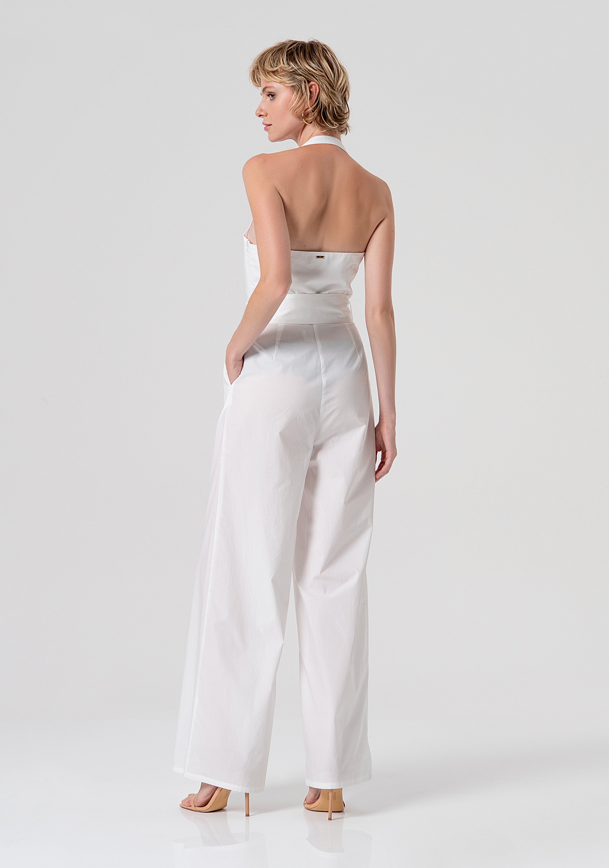 Tuta senza maniche lunga in cotone FS26SO2002W40001-278 Fracomina