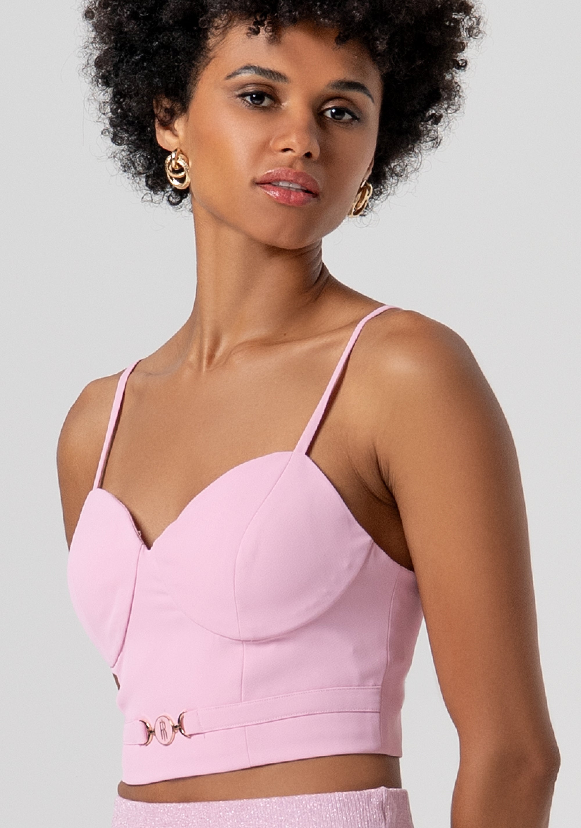 Top cropped modello bustier FS26ST2005W47601-226 Fracomina