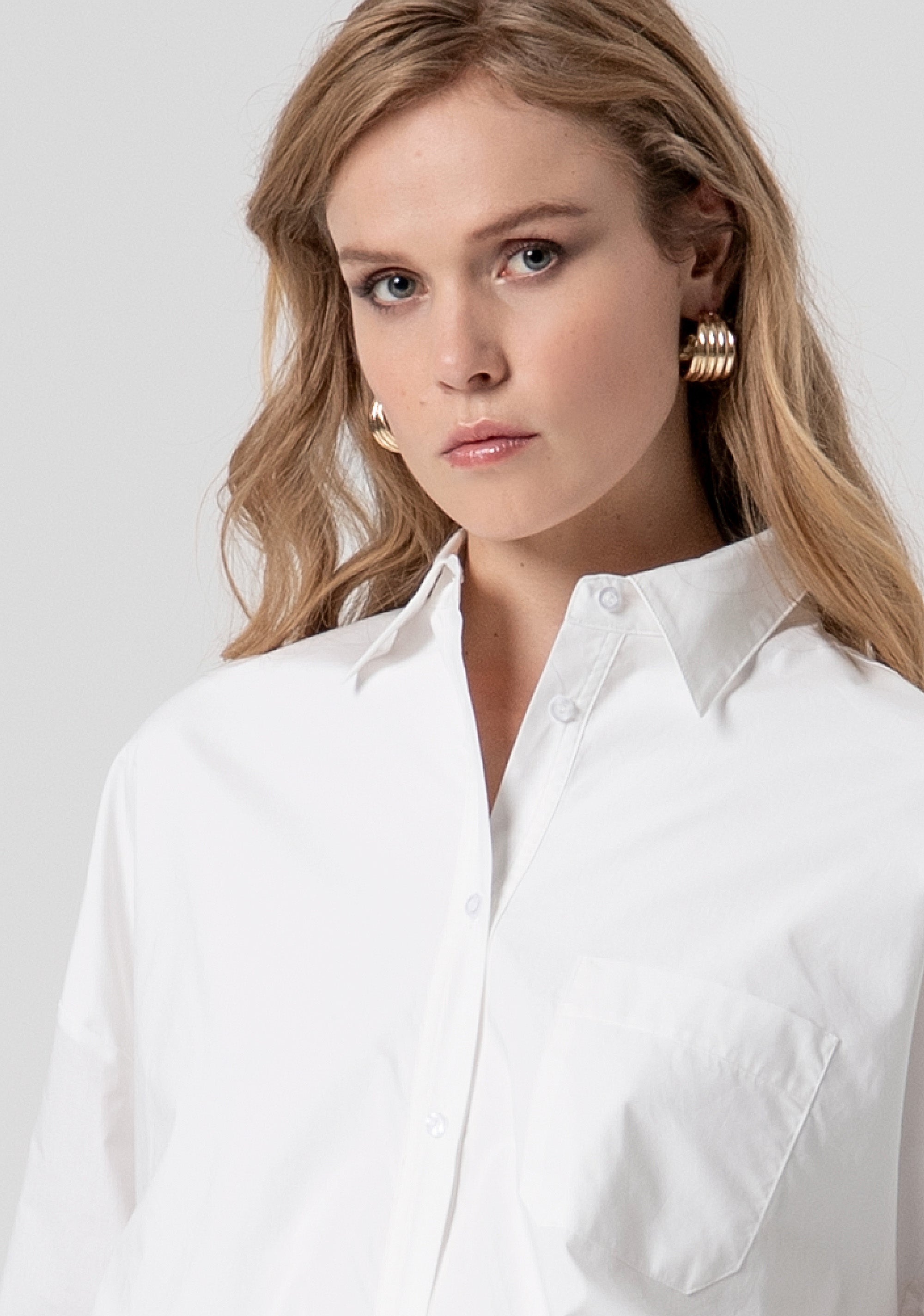 Camicia regular in popeline FS26ST6007W40001-278 Fracomina