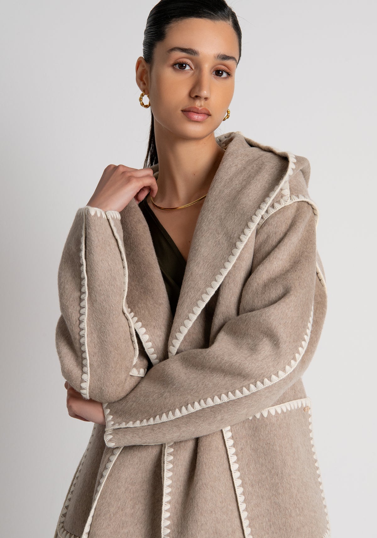 Cappotto regular lungo in lana FS26WC1007W75901 FRACOMINA