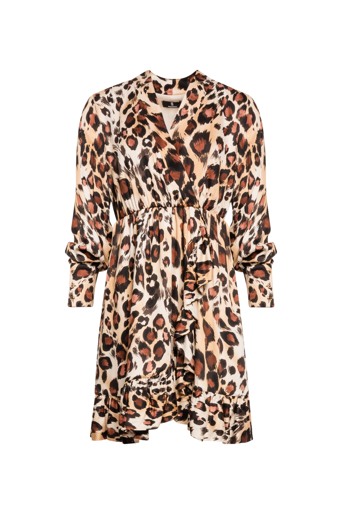 Abito regular mini in fantasia animalier FS26WD1006W413L7-KM3 Fracomina