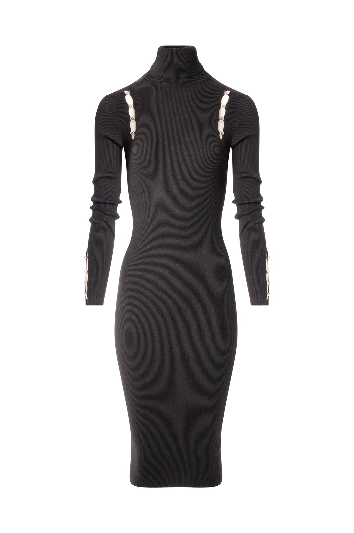Abito slim midi in maglia FS26WD5003K56501 FRACOMINA