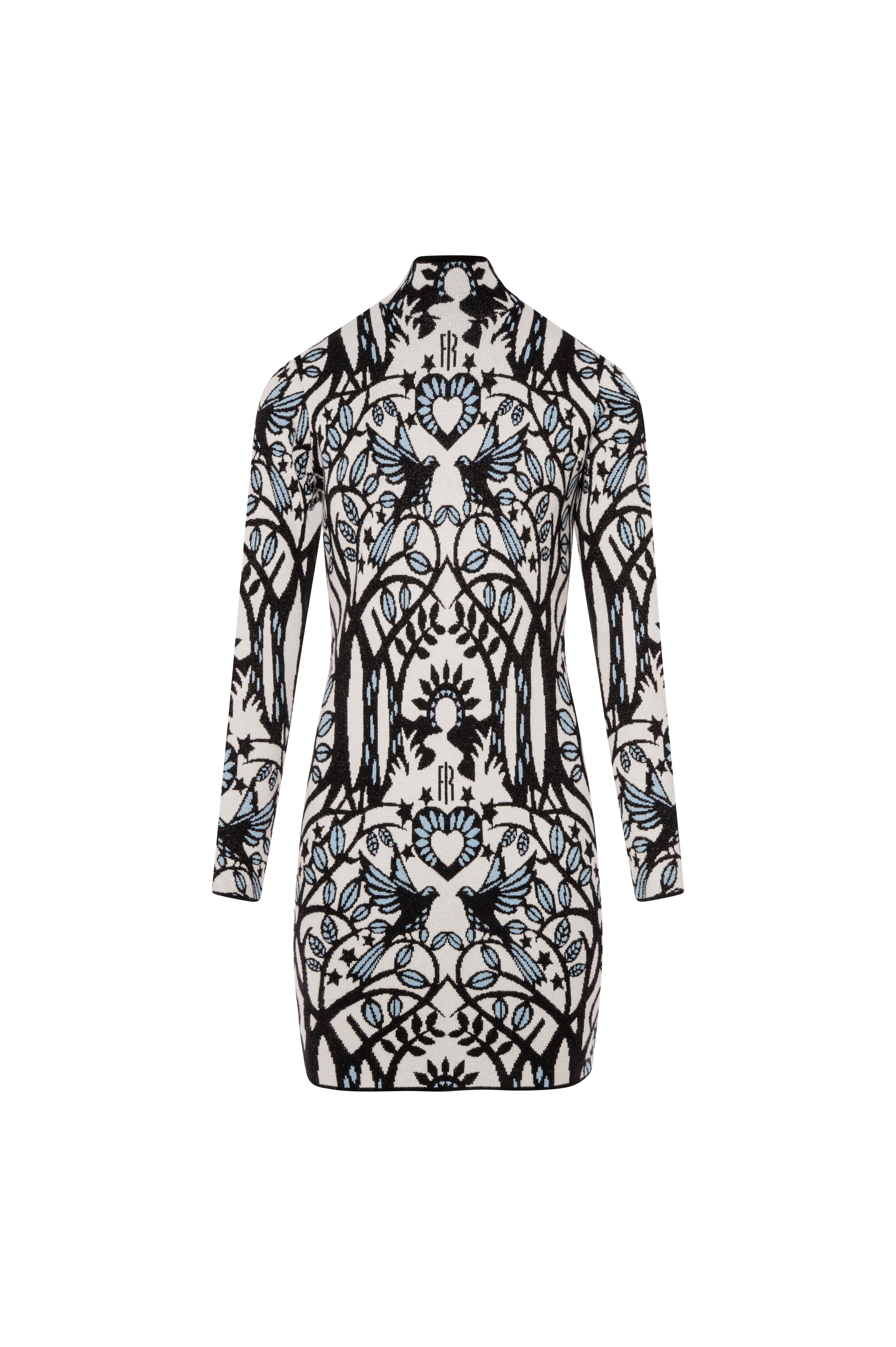 Abito slim mini in jacquard FS26WD5004K502F8-KE1 Fracomina