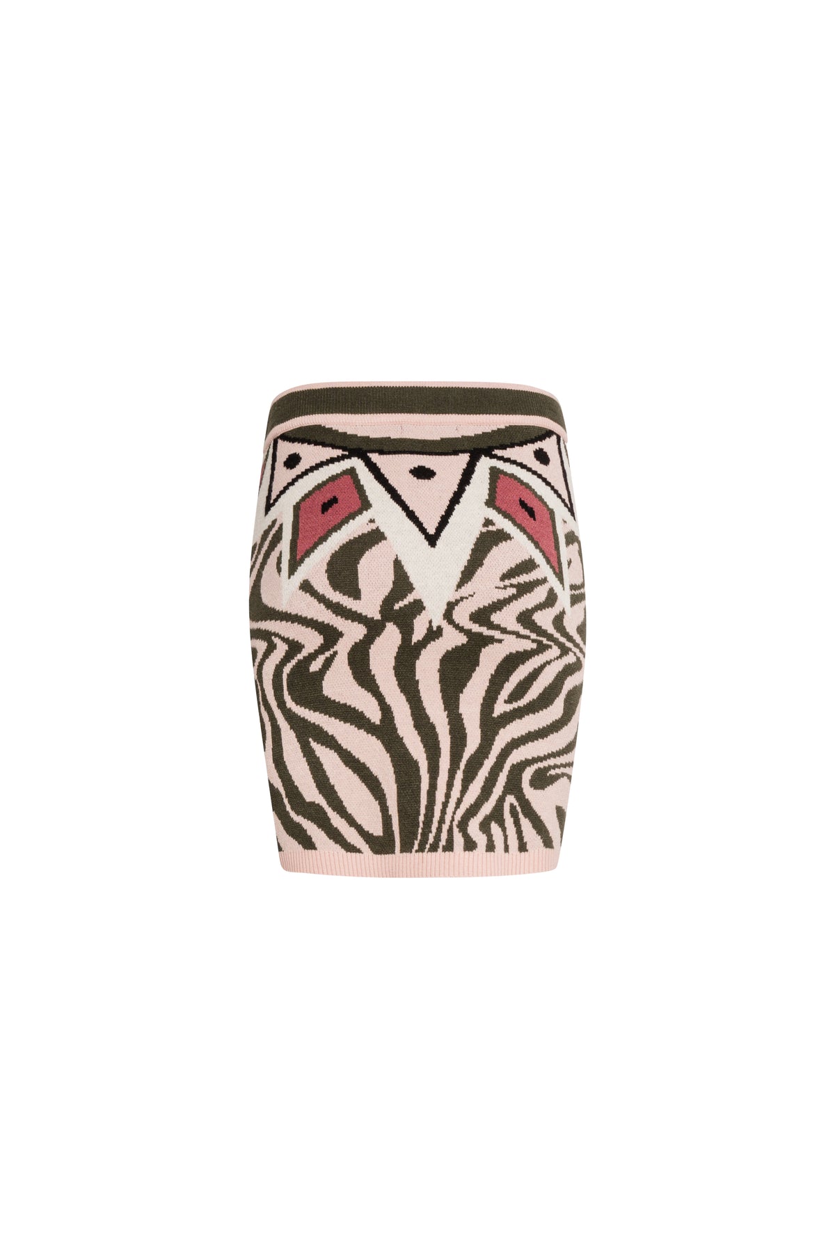 Gonna slim mini in jacquard animalier FS26WG4002K504F8-K37 Fracomina