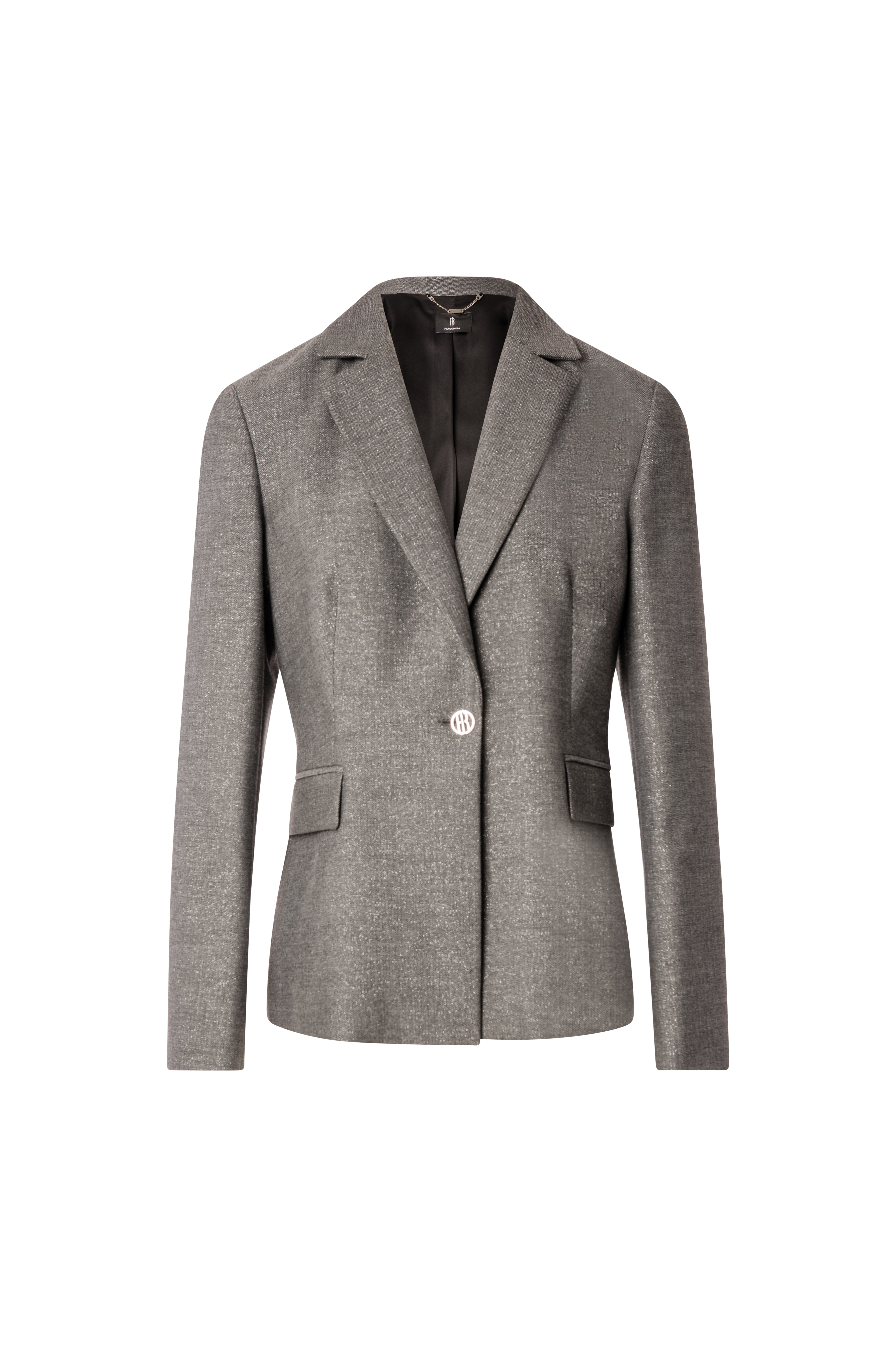 Blazer regular monopetto FRACOMINA — immagine 4 di 5