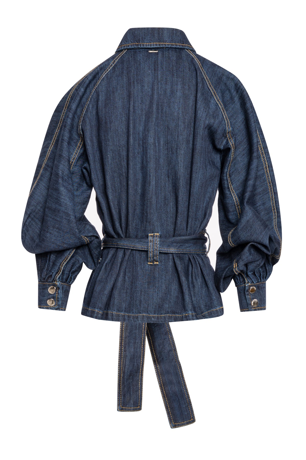 Giacca over in denim con lavaggio medio FS26WJ4002D40993 FRACOMINA