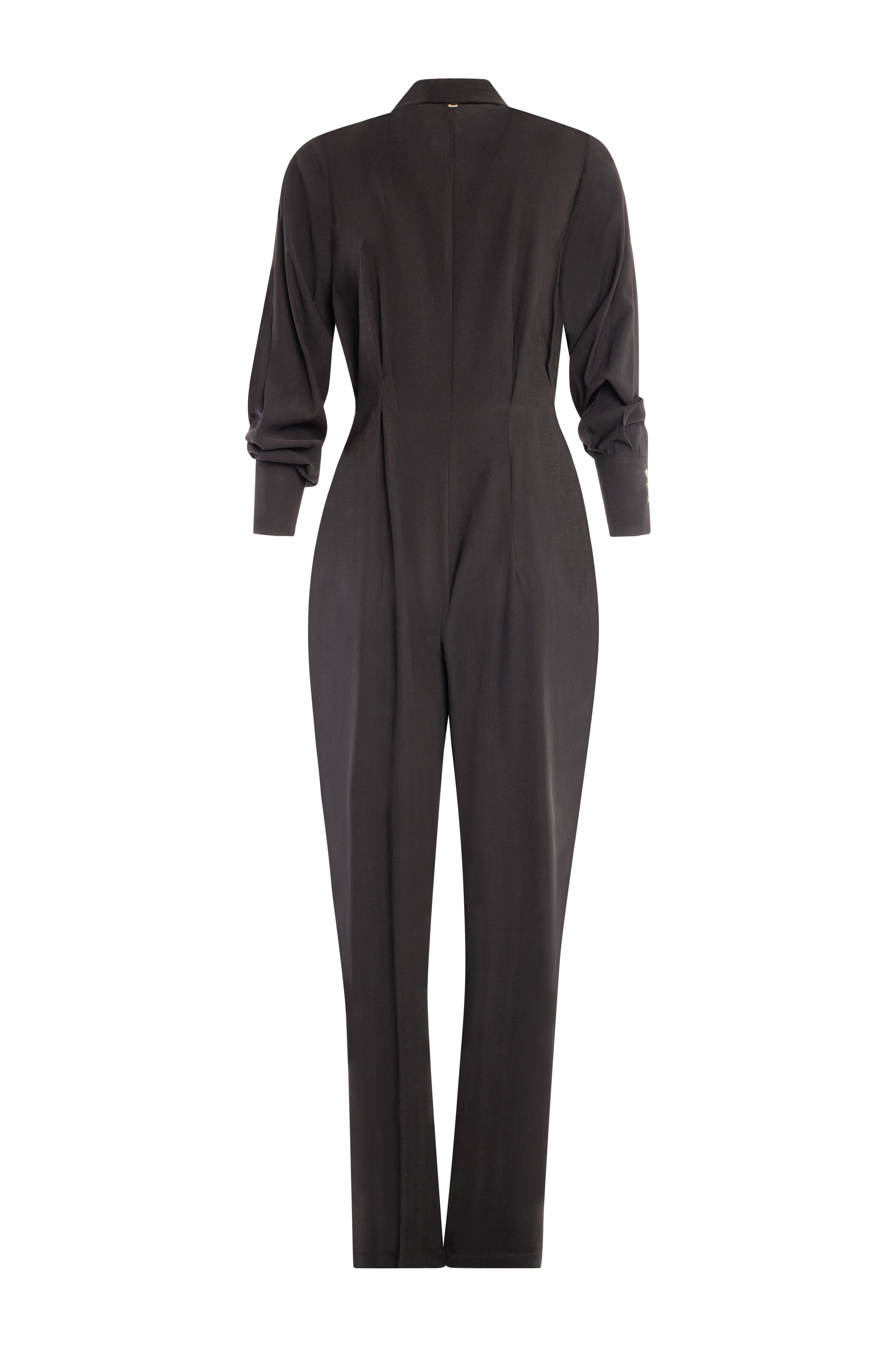 Tuta regular lunga in viscosa stretch FRACOMINA — immagine 6 di 6