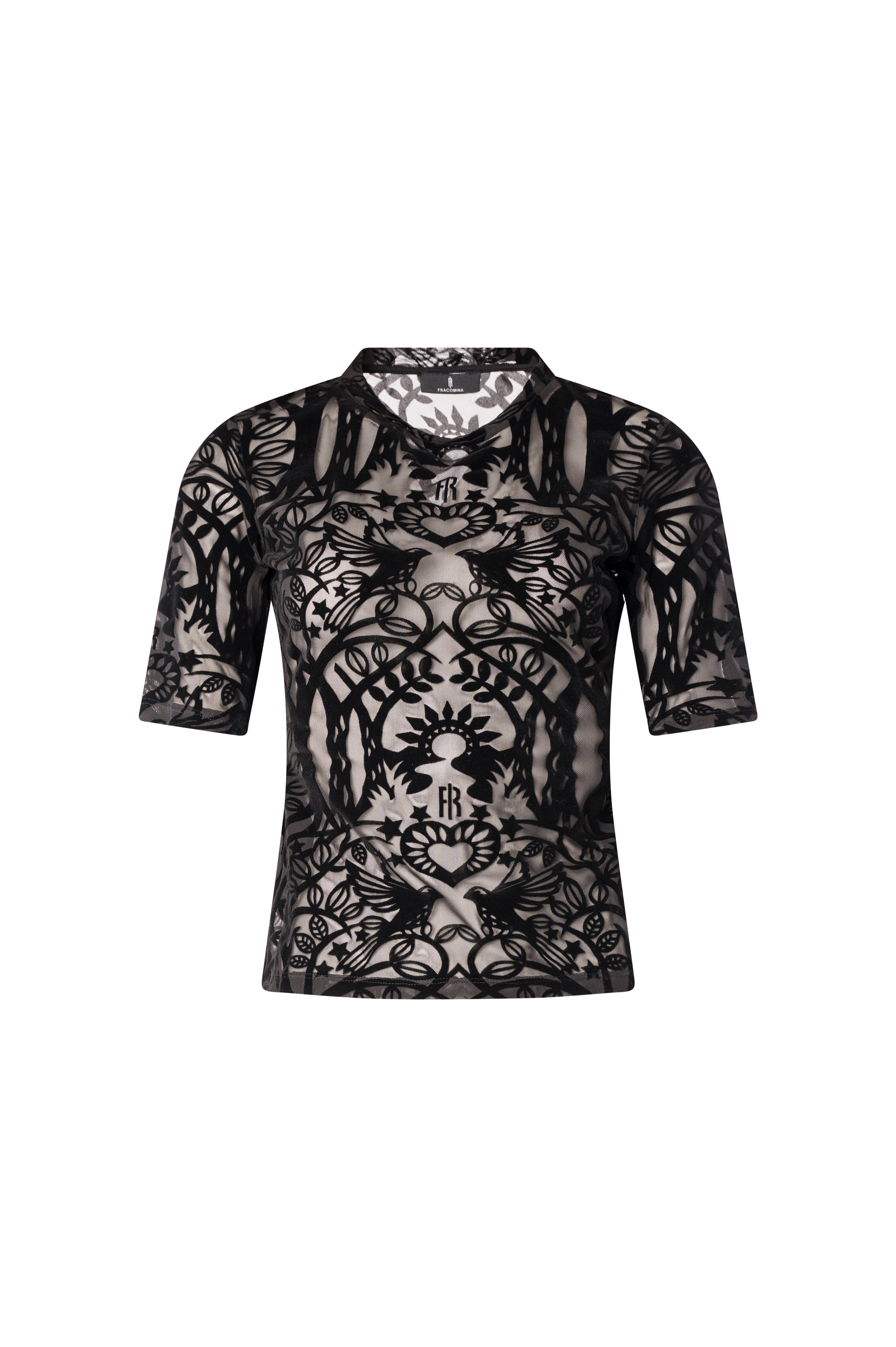Top slim in pizzo FRACOMINA — immagine 1 di 2