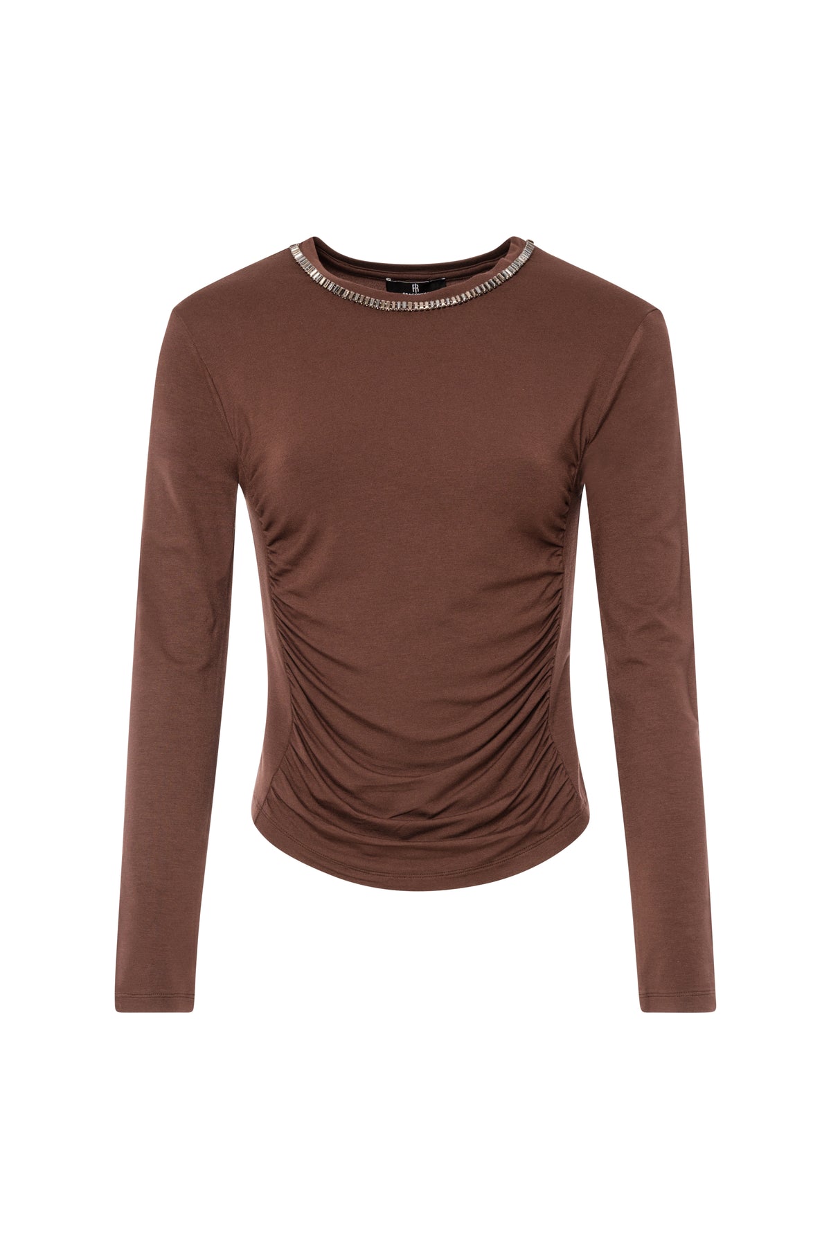 T-shirt regular in jersey di viscosa FS26WT3005J45101-K06 Fracomina