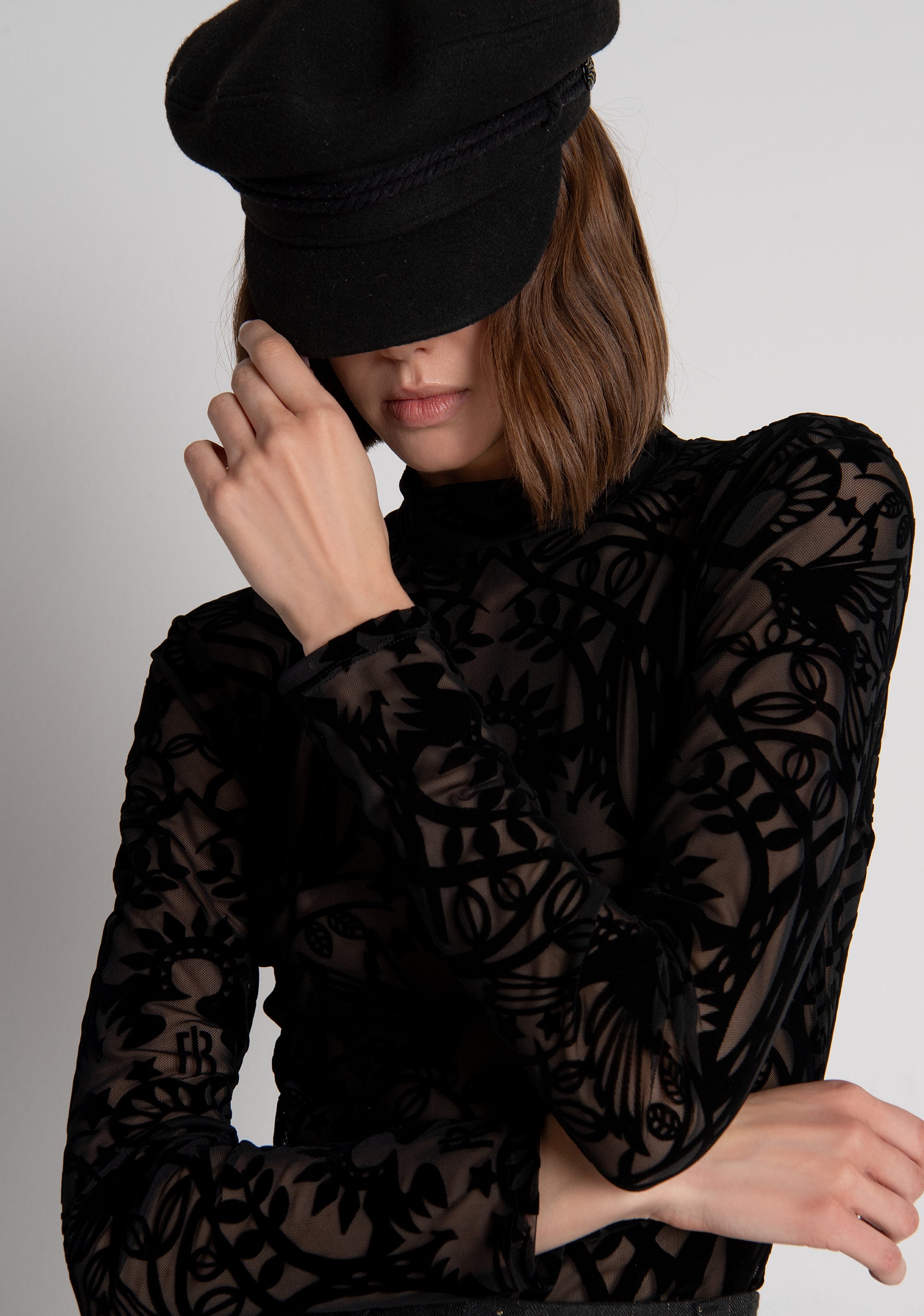 Body slim in pizzo FRACOMINA — immagine 1 di 5
