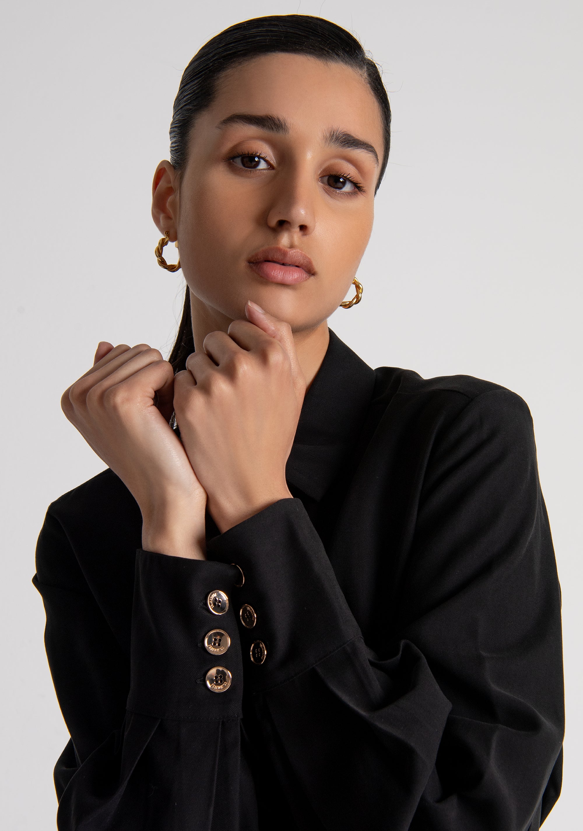 Camicia slim in viscosa FRACOMINA — immagine 1 di 5