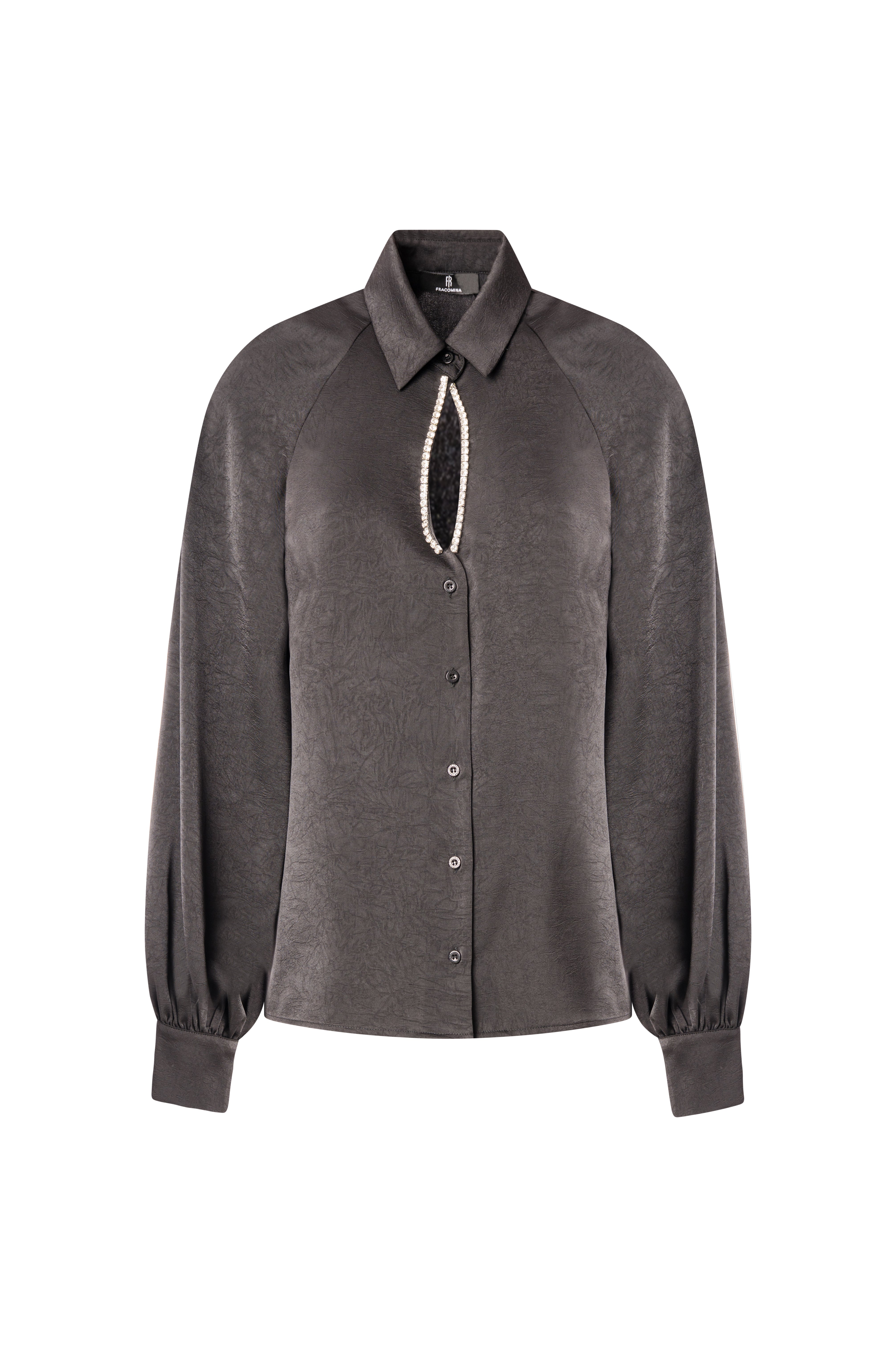 Camicia regular in raso FS26WT6008W86201 FRACOMINA