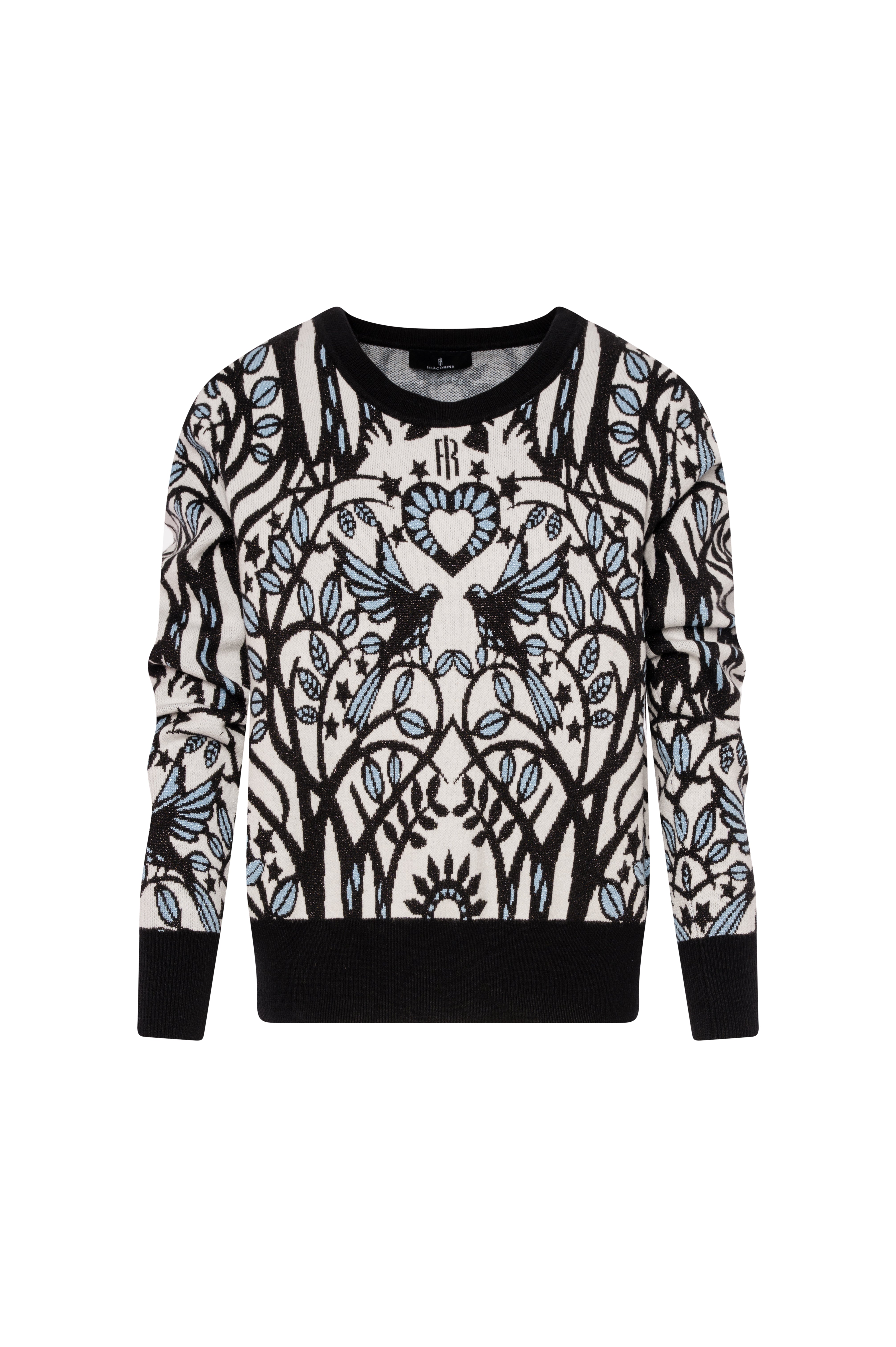 Maglia regular in jacquard FS26WT7005K502F8-KE1 Fracomina