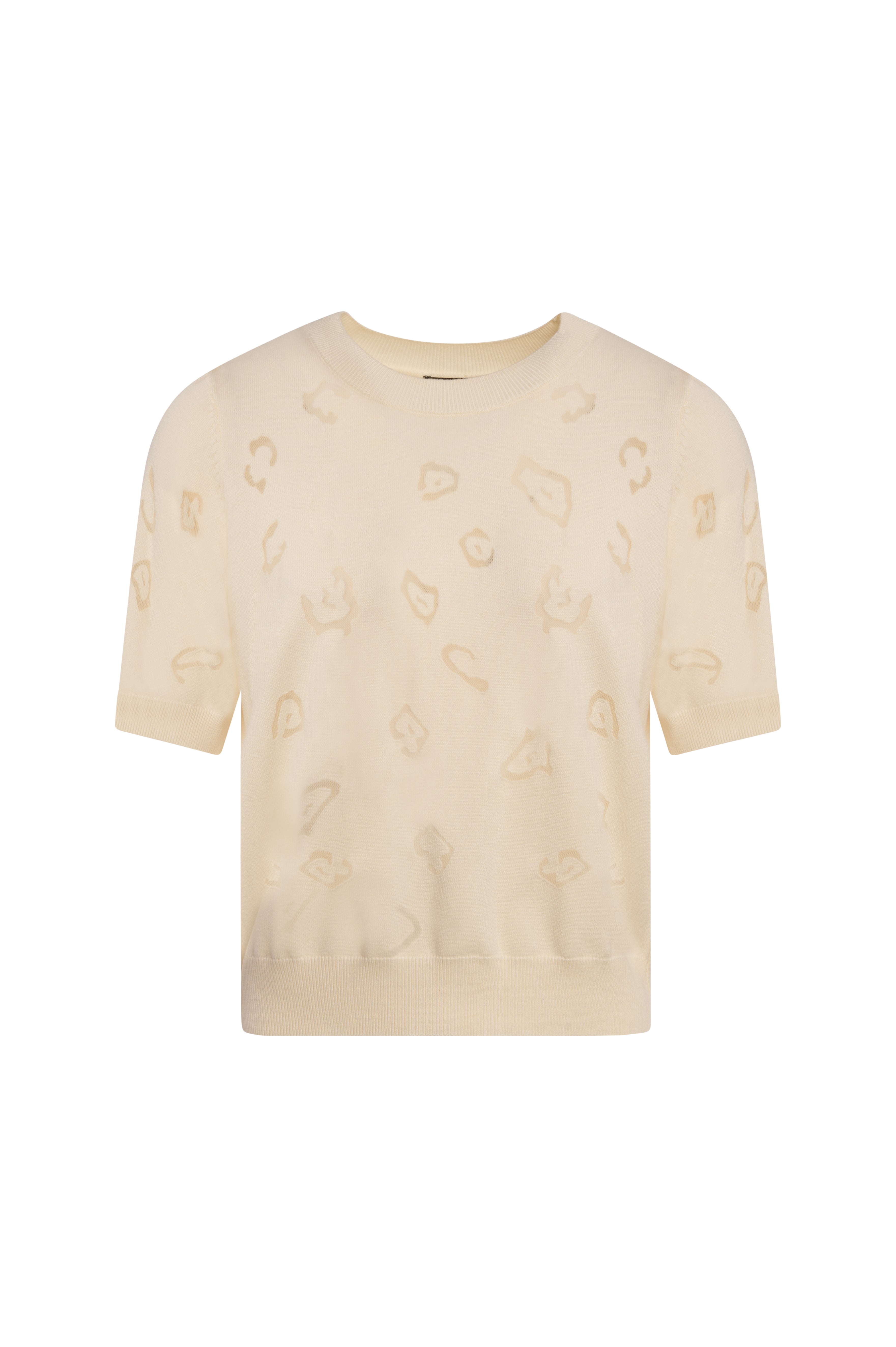 Maglia regular in fantasia animalier FRACOMINA — immagine 1 di 2