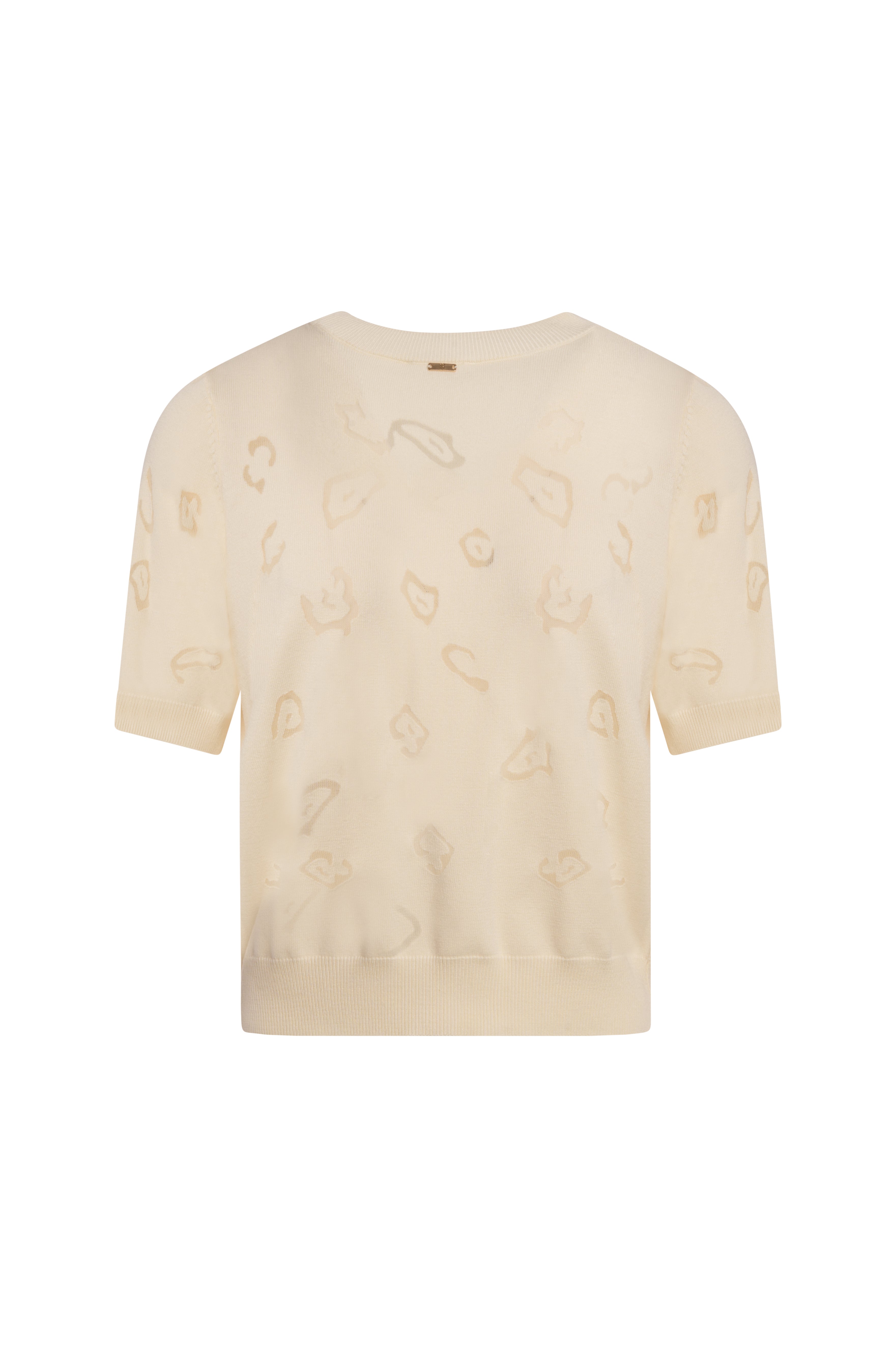 Maglia regular in fantasia animalier FRACOMINA — immagine 2 di 2