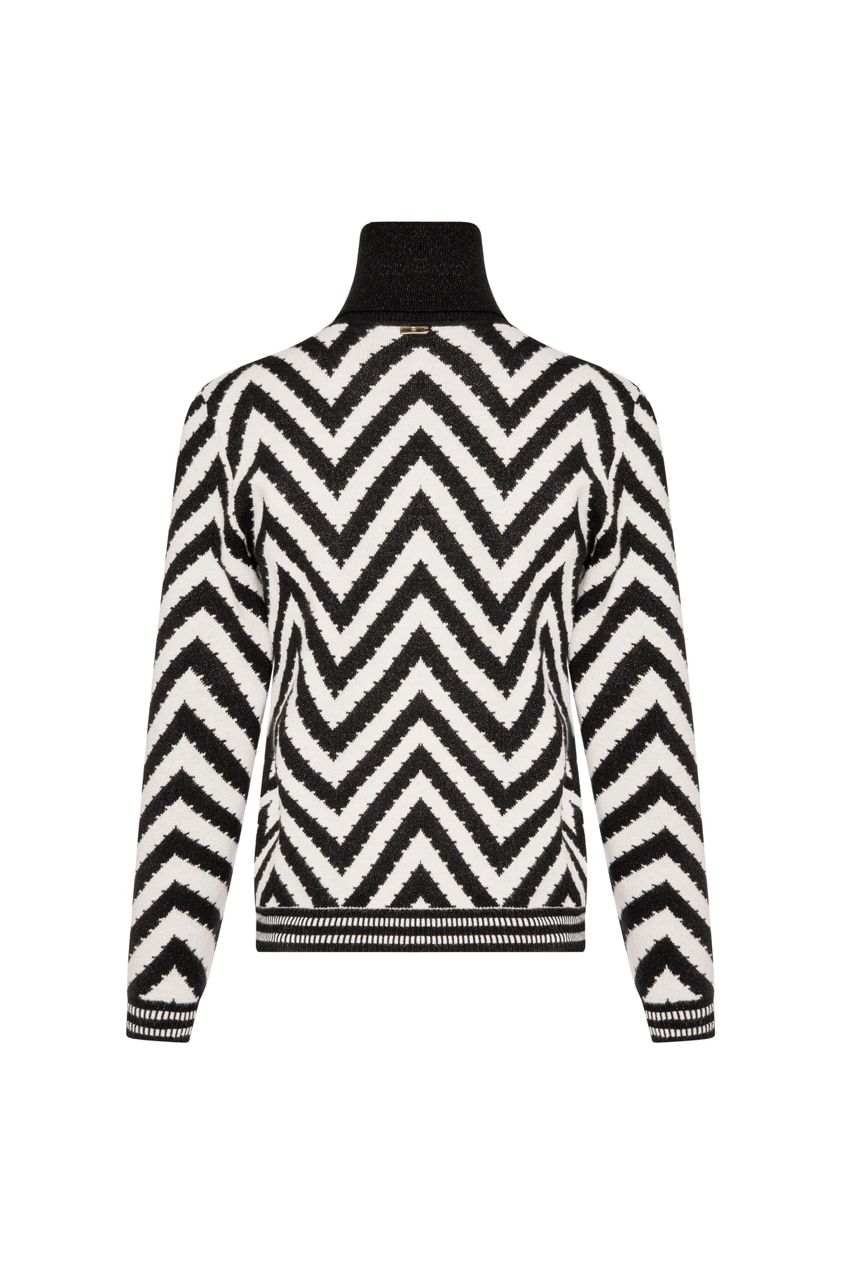 Maglia regular in jacquard spigato FS26WT7015K502F8-KE1 Fracomina